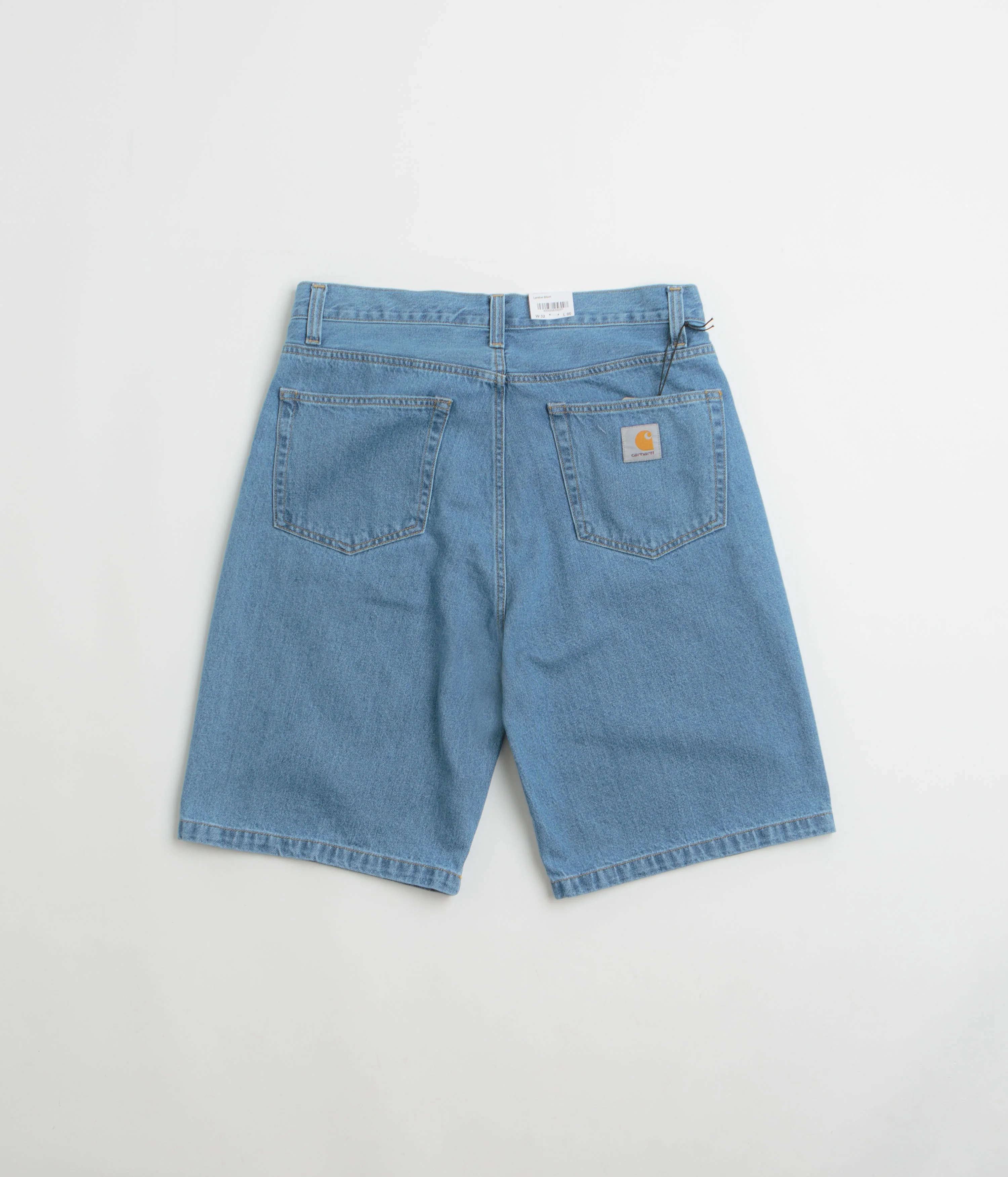 Carhartt Landon Shorts - Blue Heavy Stone Wash - Image 3