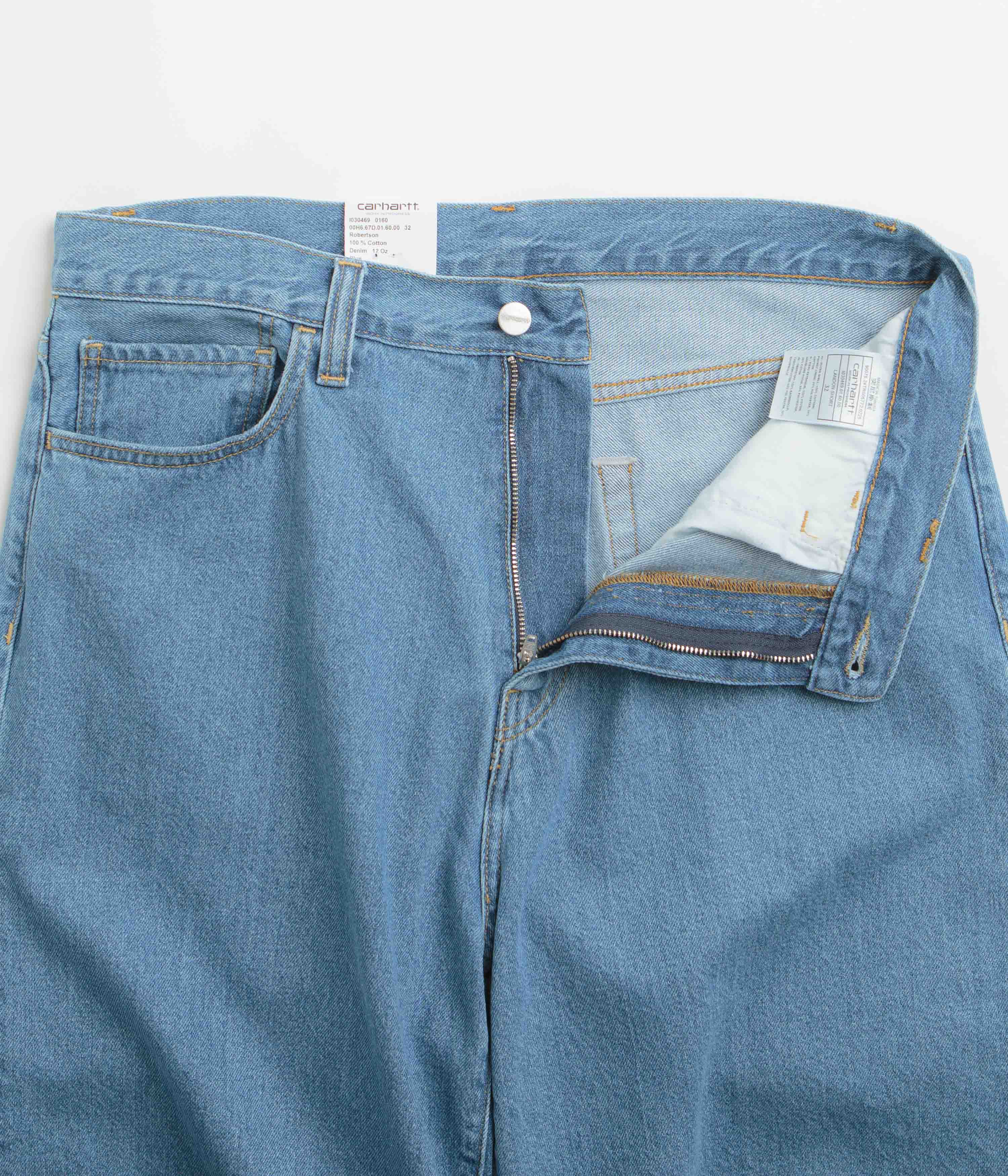 Carhartt Landon Shorts - Blue Heavy Stone Wash - Image 5