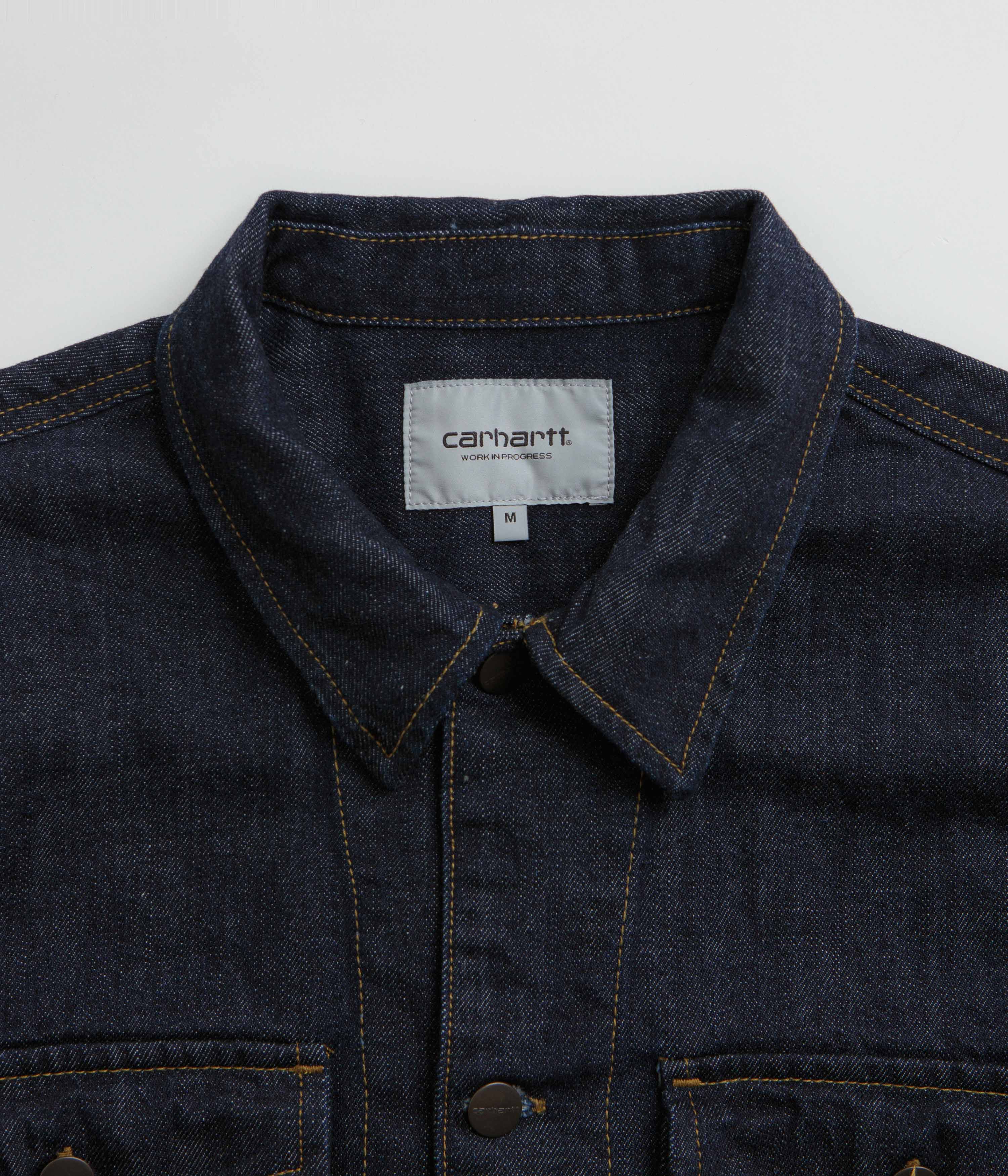 Carhartt Lincoln Shirt Jacket - Blue Rinsed - Image 5