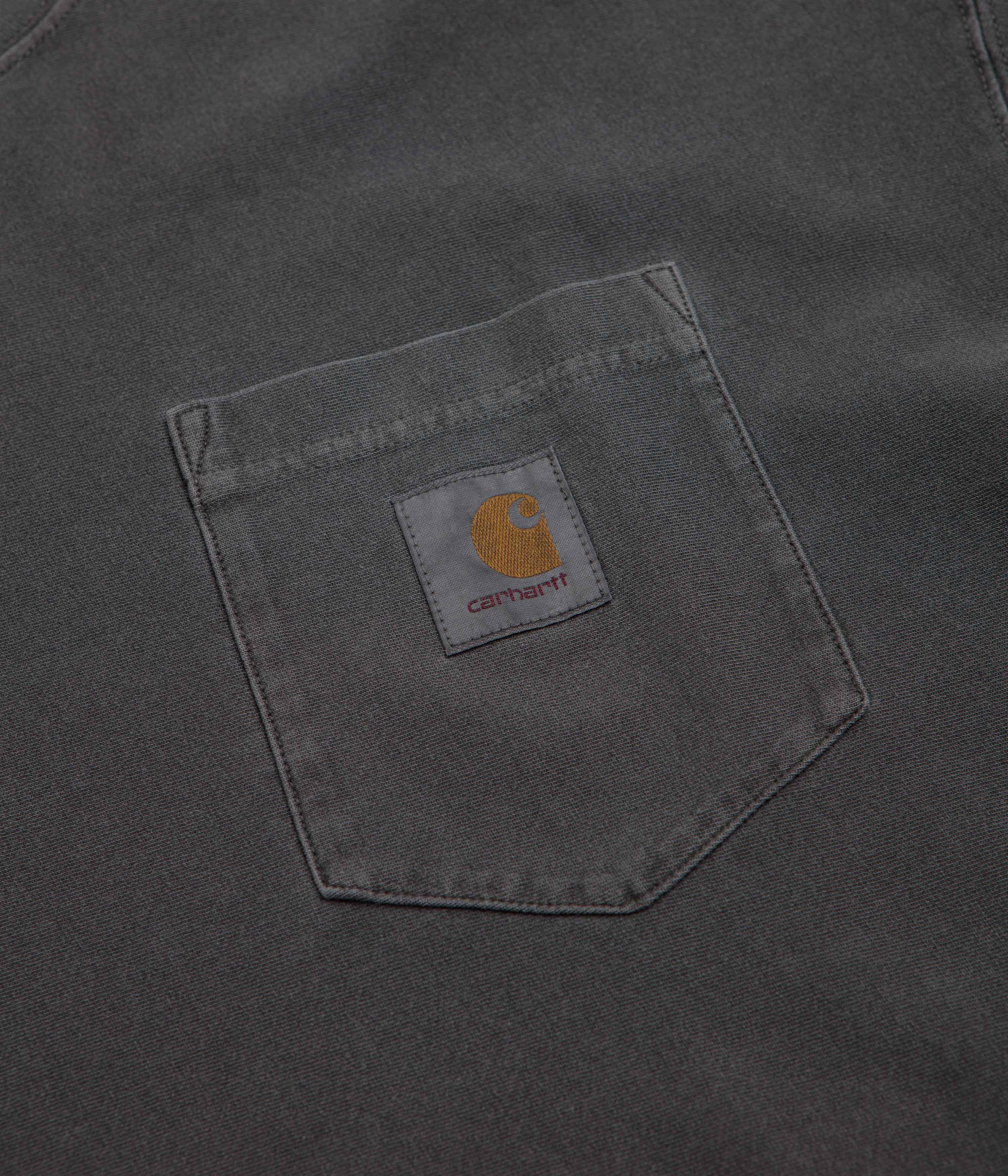 Carhartt Loose Pocket Long Sleeve T-Shirt - Black - Image 3
