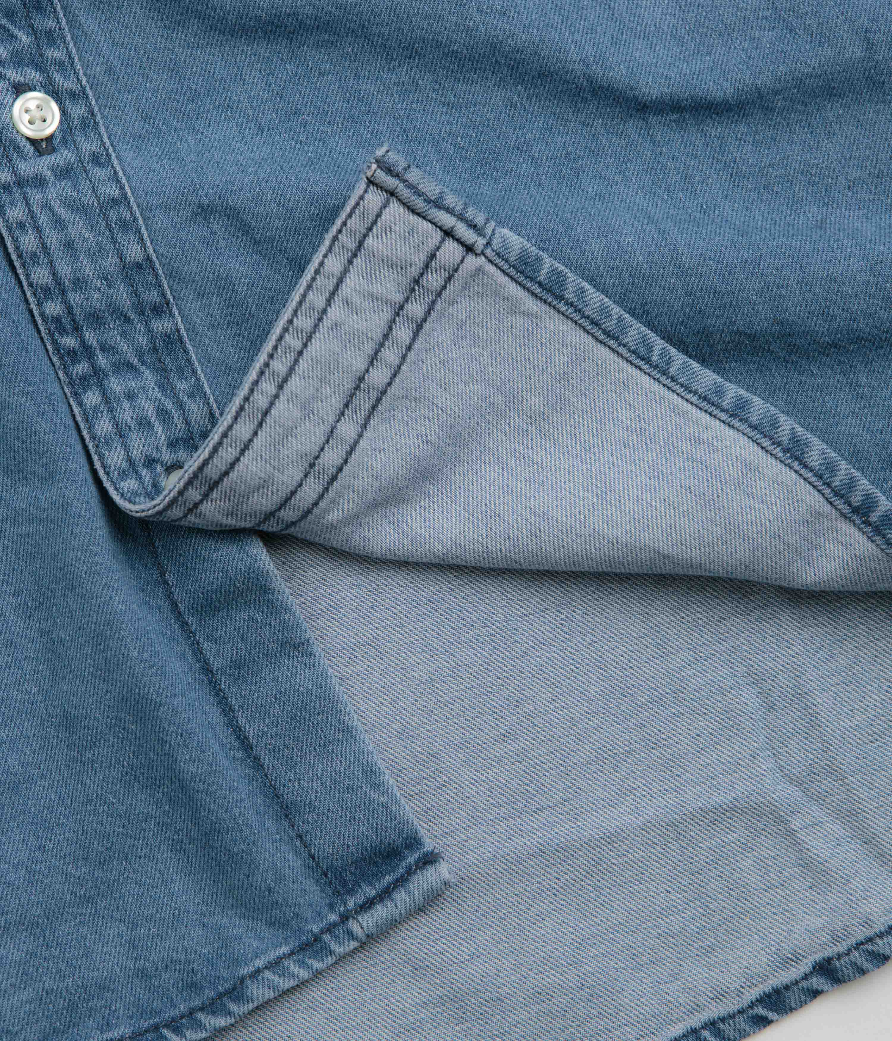 Carhartt Lucas Short Sleeve Shirt - Blue Stone Washed - Image 5