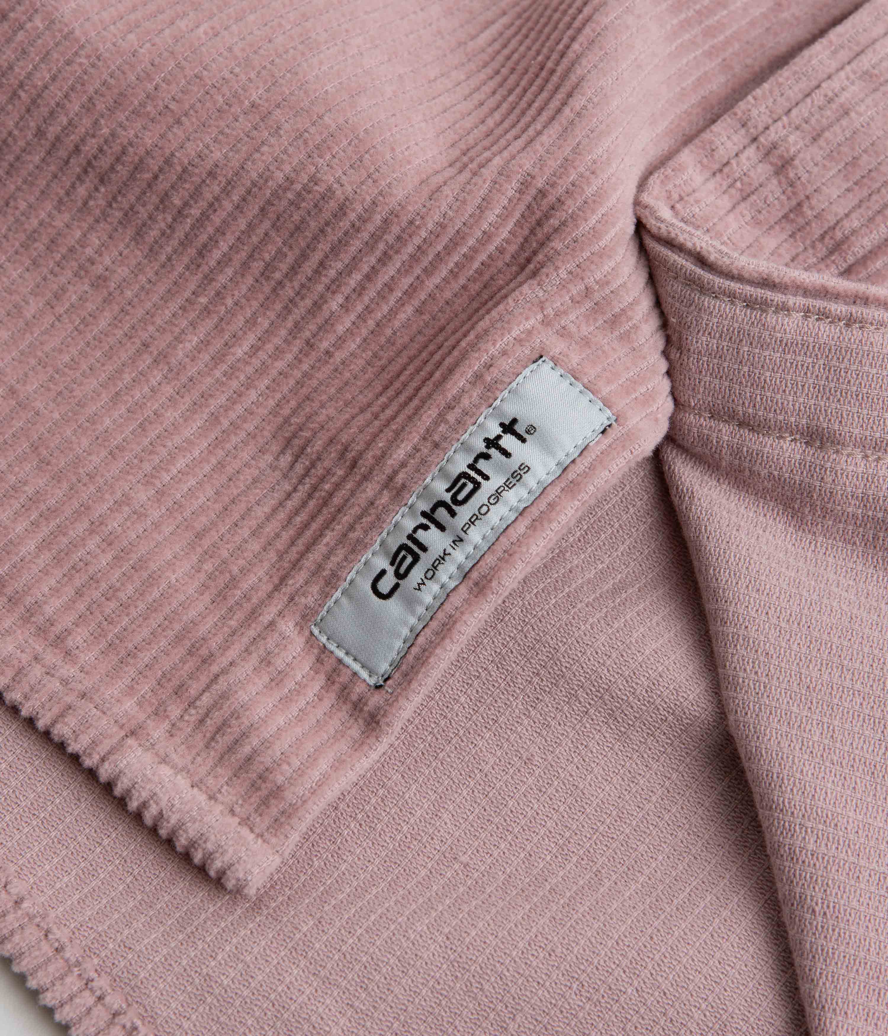 Carhartt Madison Cord Shirt - Glassy Pink / Black - Image 4