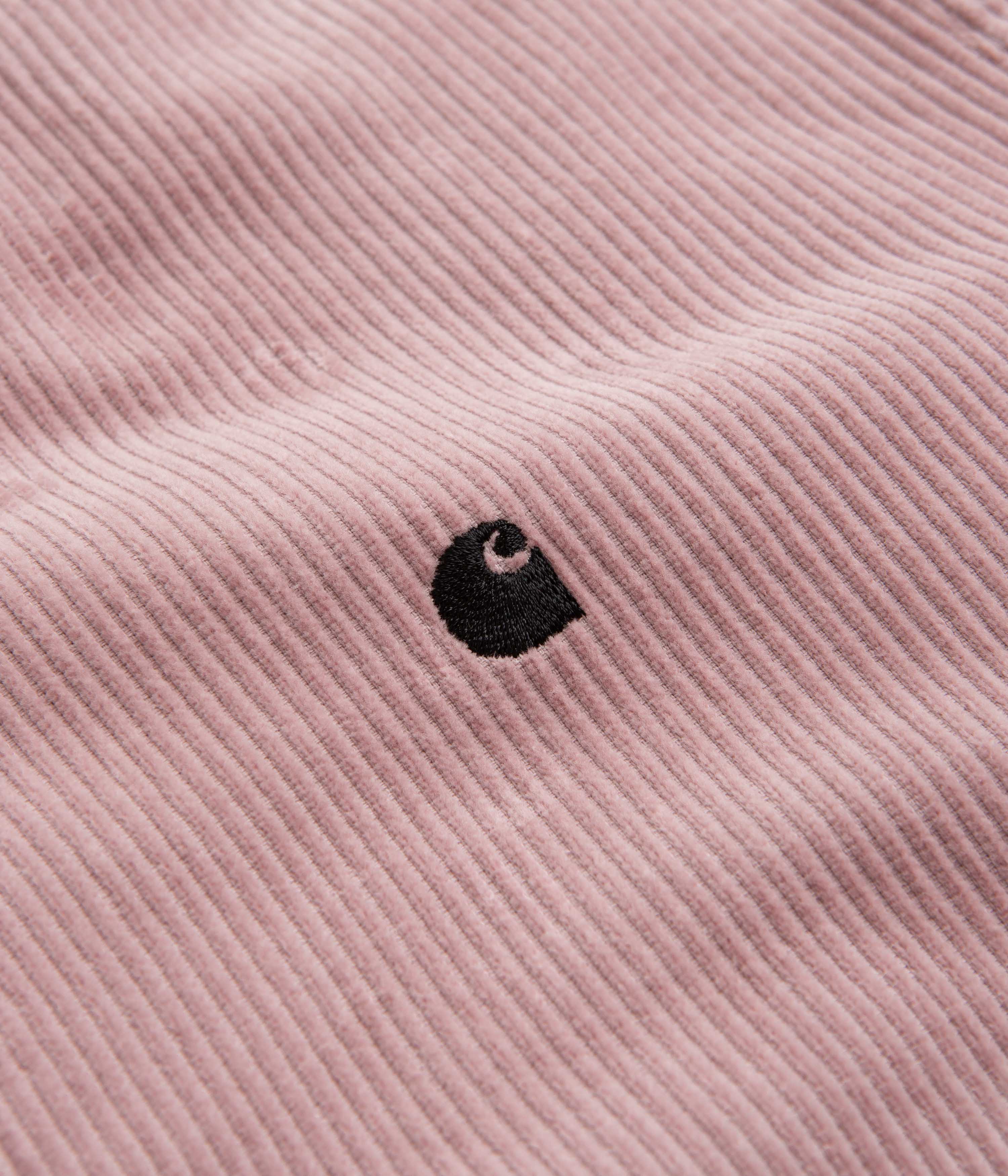 Carhartt Madison Cord Shirt - Glassy Pink / Black - Image 5