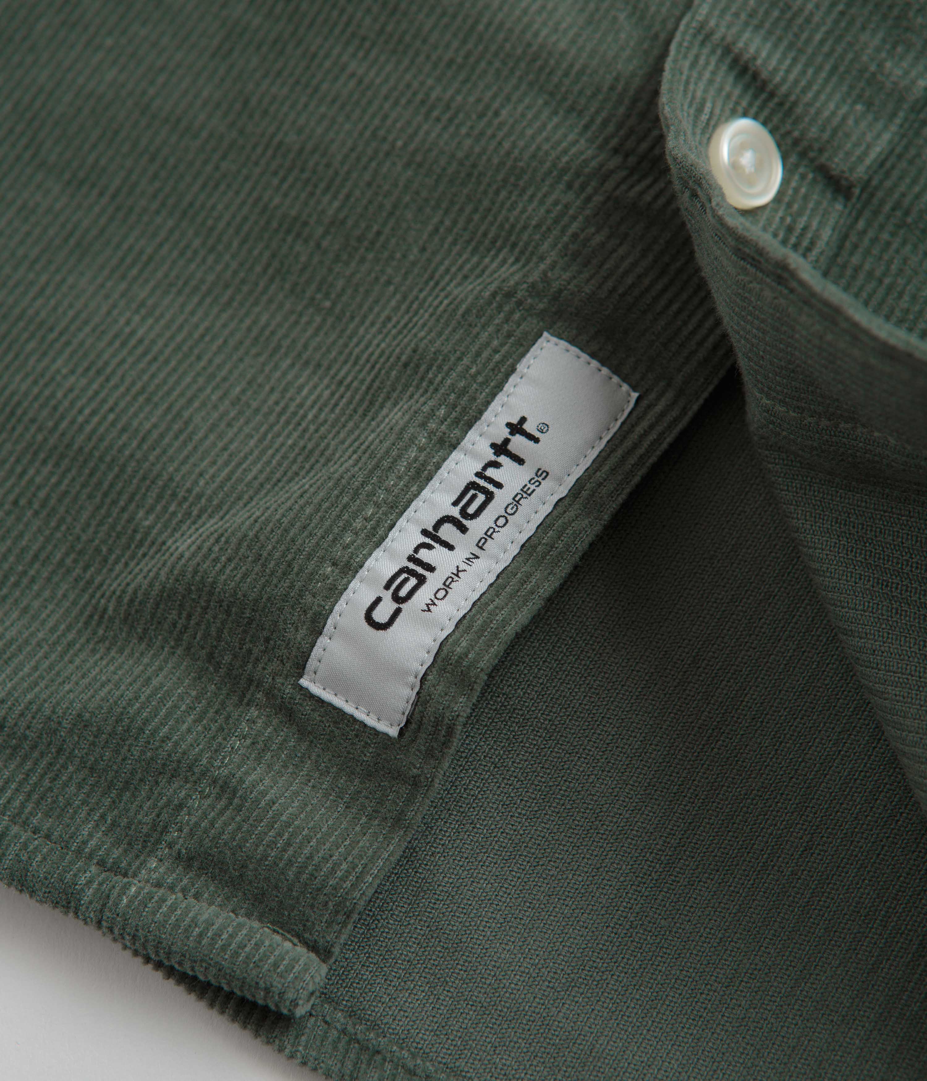 Carhartt Madison Fine Cord Shirt - Park / Wax - Image 4
