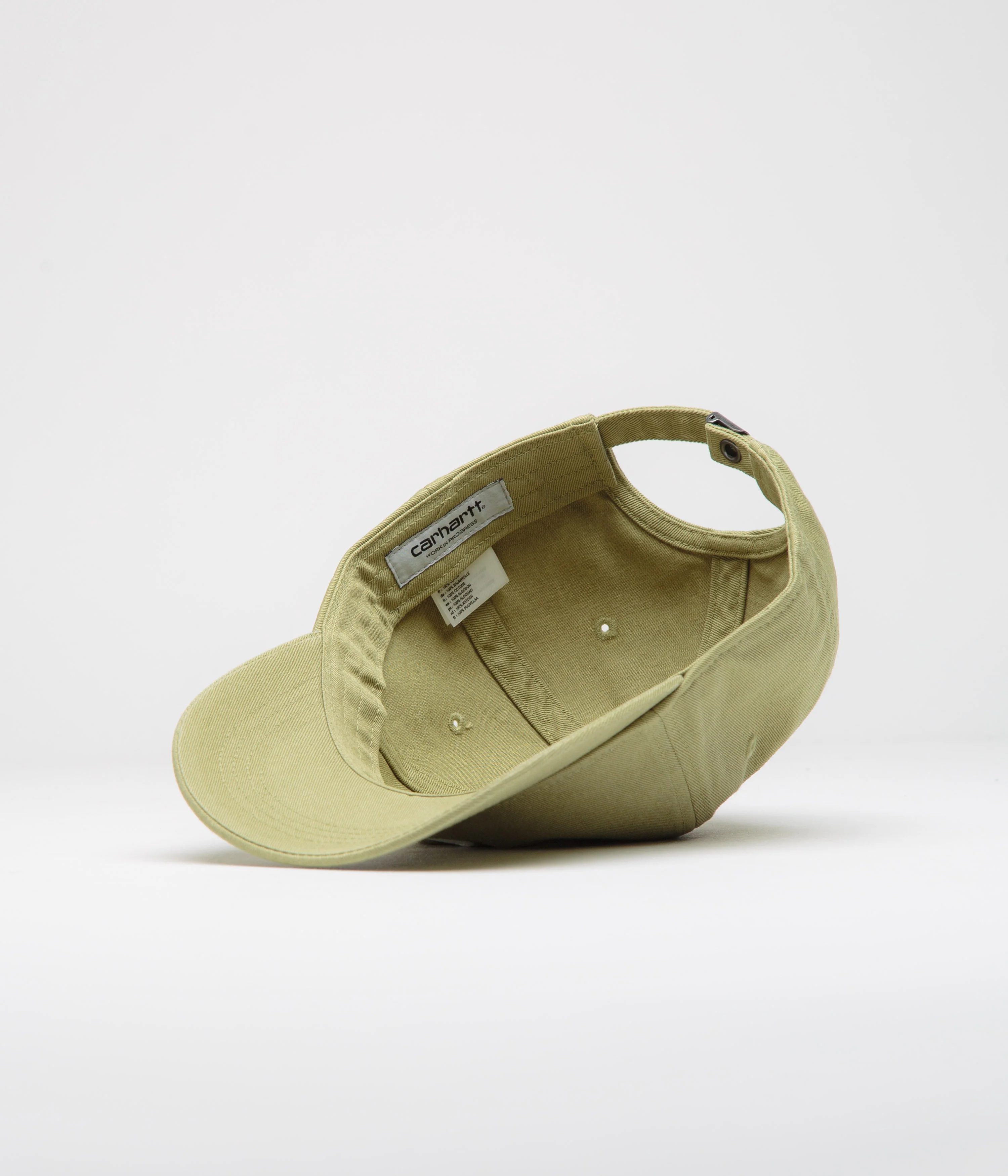 Carhartt Madison Logo Cap - Gentle Green / White - Image 4