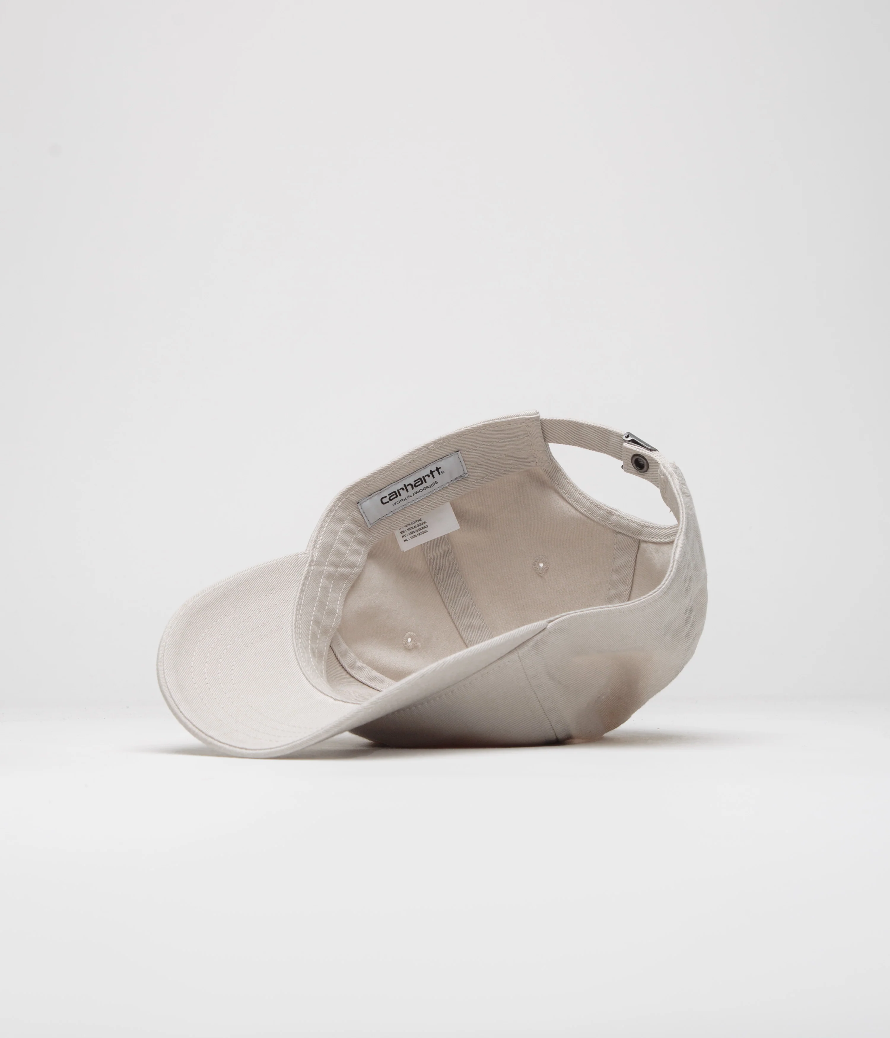 Carhartt Madison Logo Cap - Moonbeam / Black - Image 4