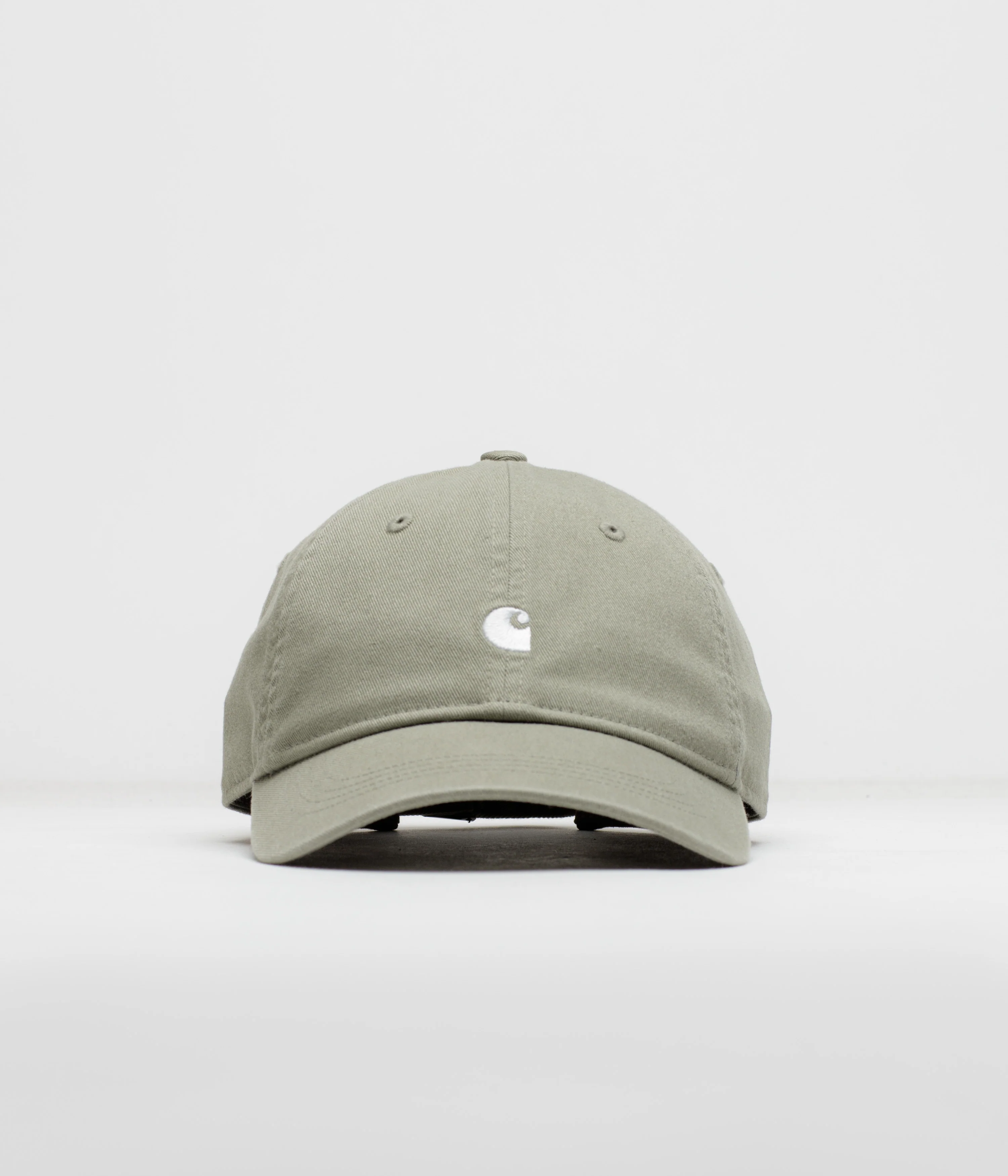 Carhartt Madison Logo Cap - Shady Green / White - Image 2
