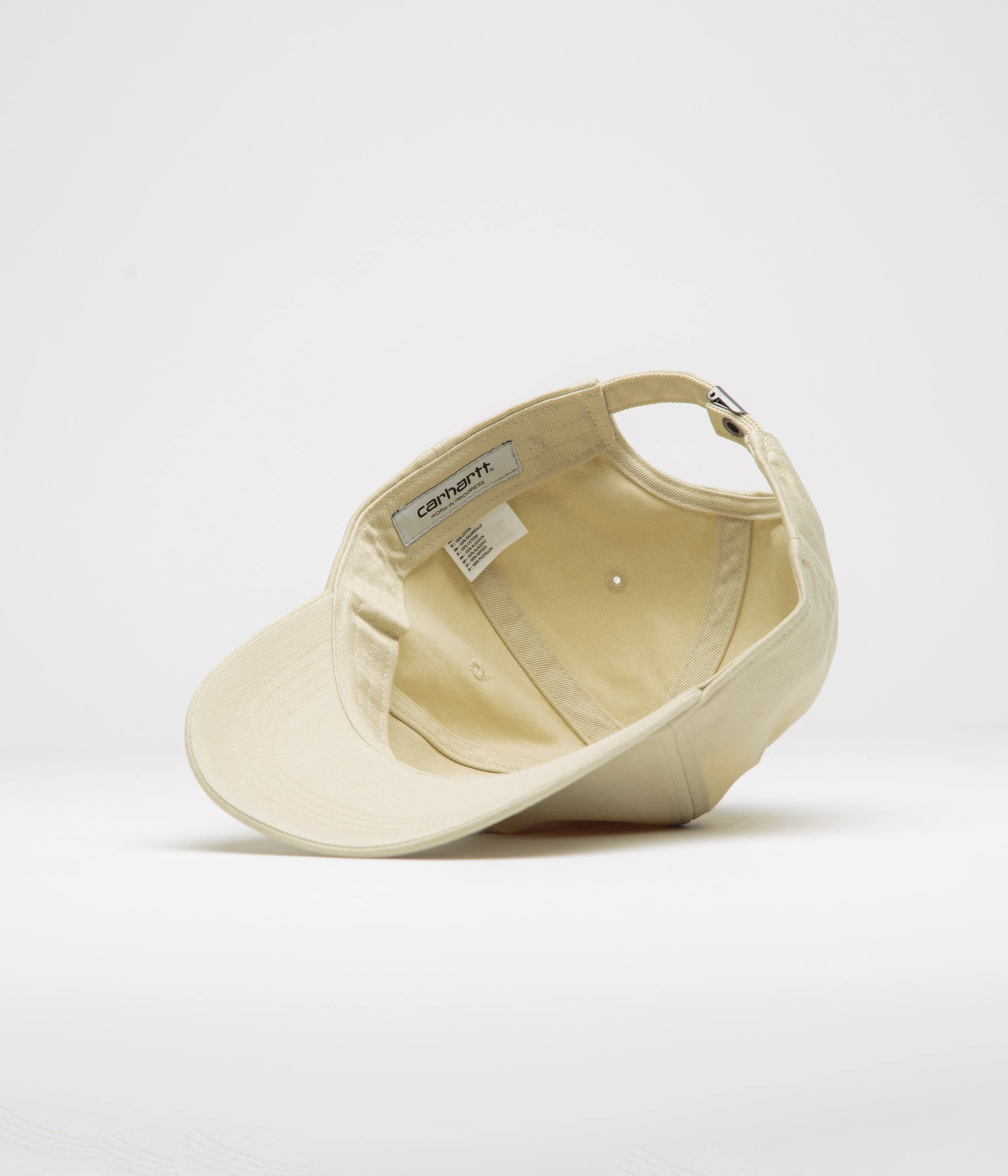 Carhartt Madison Logo Cap - Stone / White - Image 4