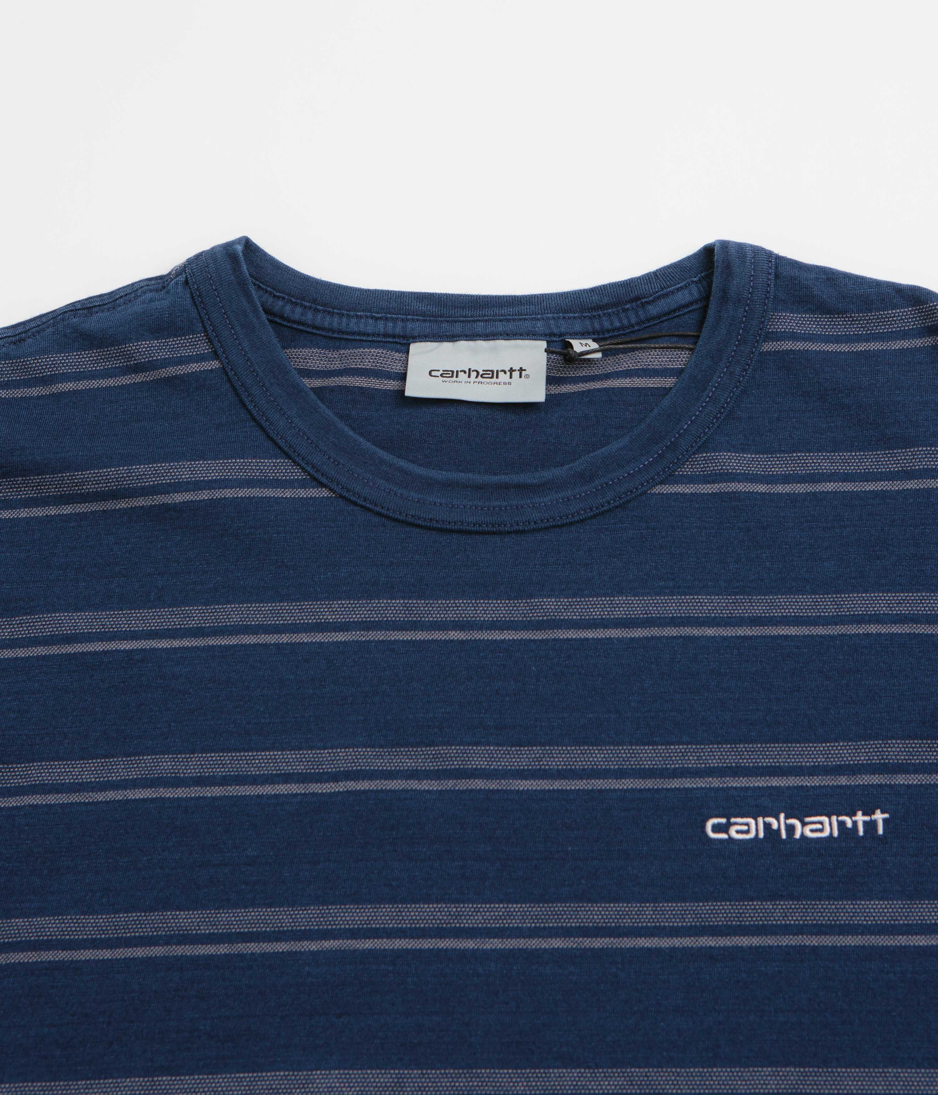 Carhartt Matti T-Shirt - Matti Stripe / Blue / Phlox - Image 2