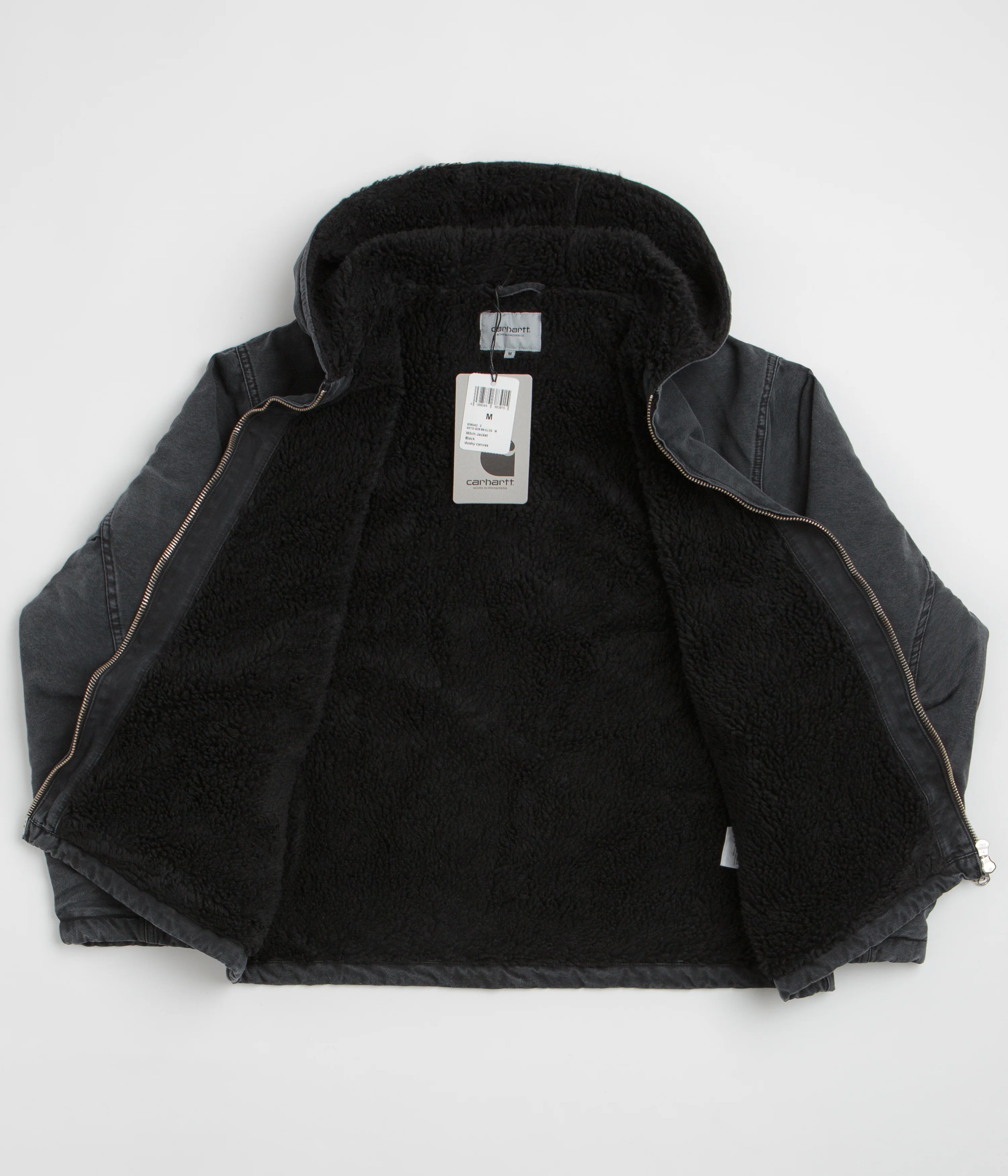 Carhartt Mitch Jacket - Black / Dusky Canvas - Image 2