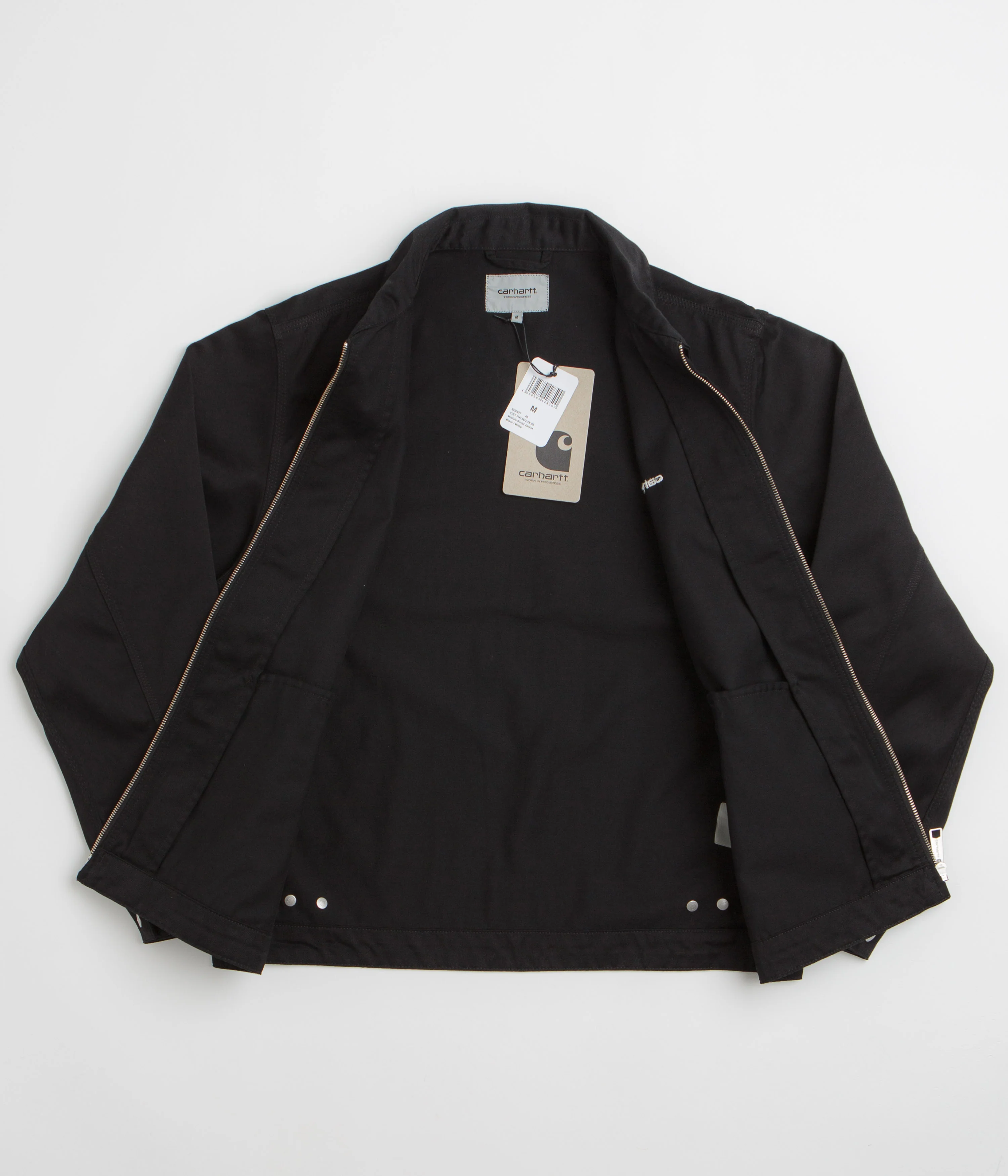 Carhartt Module Script Jacket - Black / White / Black - Image 2