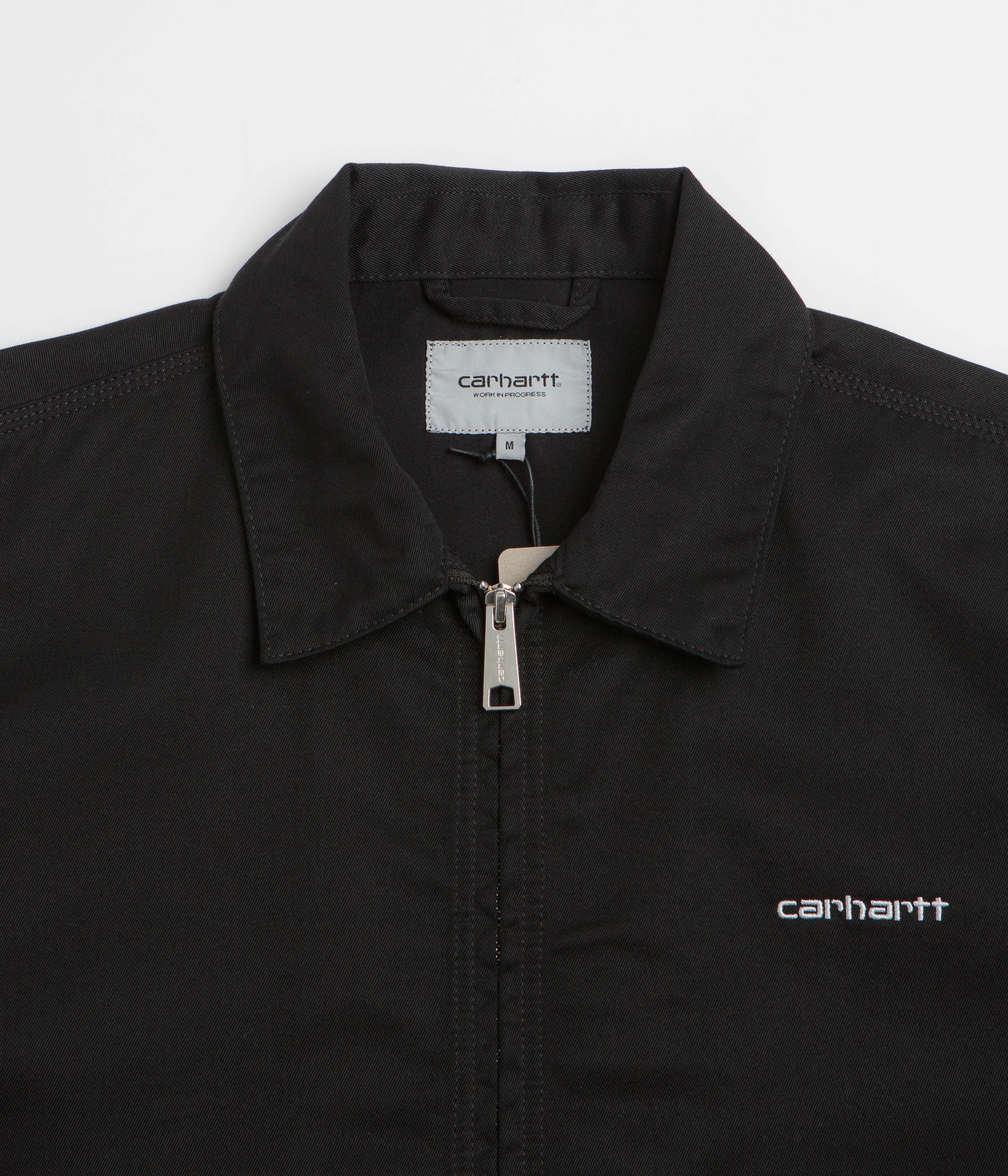 Carhartt Module Script Jacket - Black / White / Black - Image 4