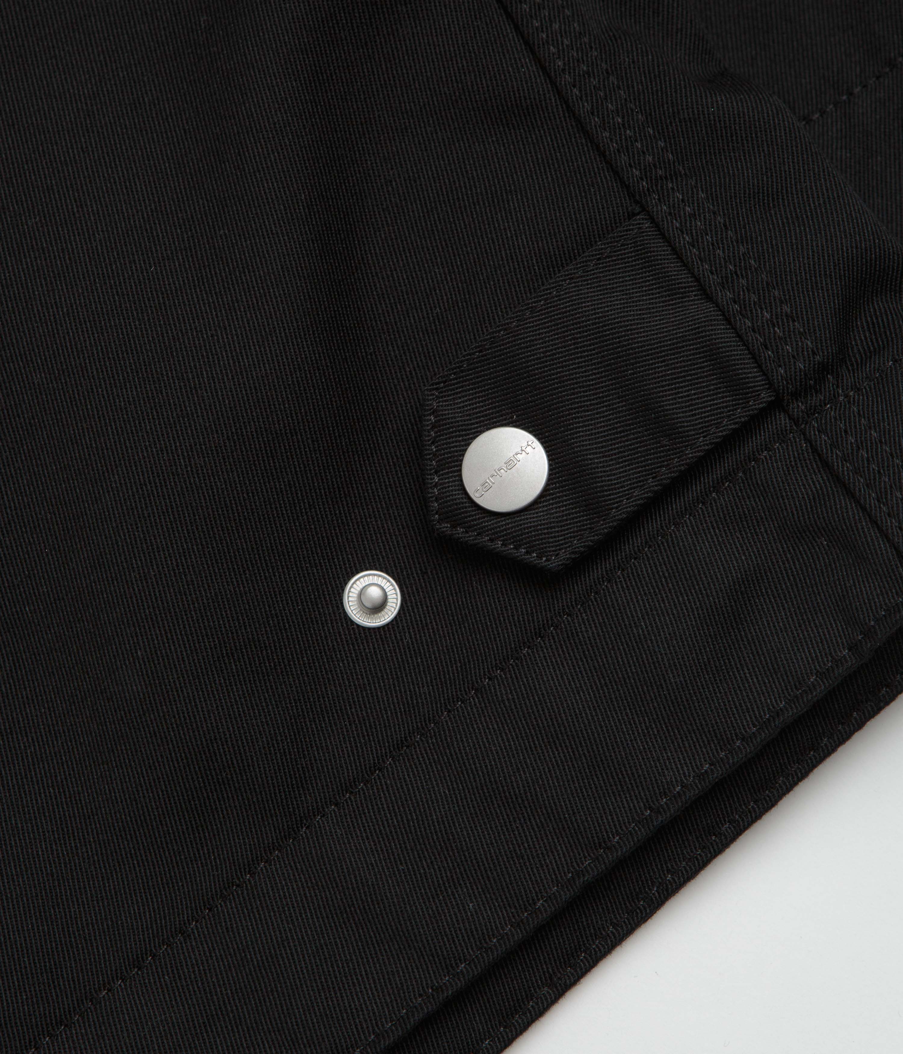 Carhartt Module Script Jacket - Black / White / Black - Image 7