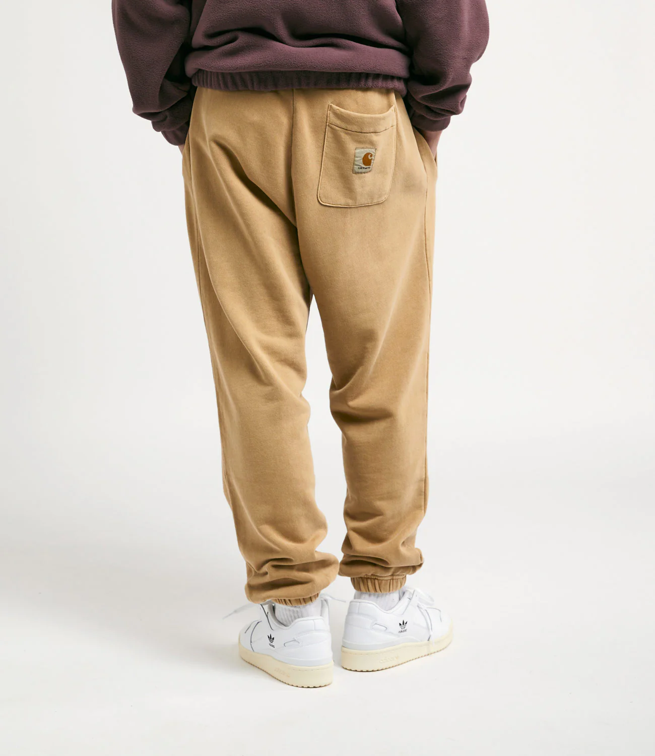Carhartt Nelson Sweatpants - Dusty Hamilton Brown - Image 3