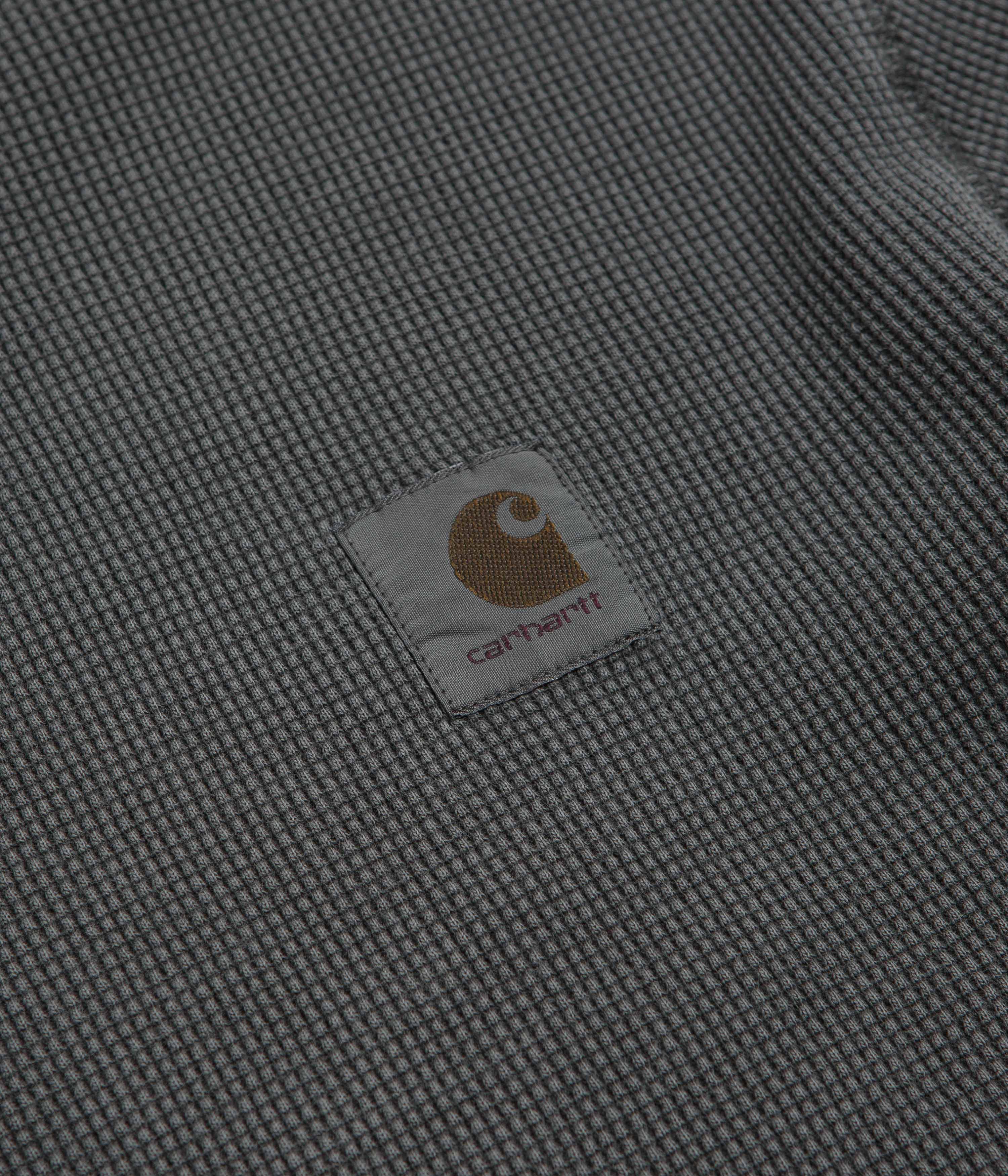 Carhartt Nelson Waffle T-Shirt - Black - Image 2