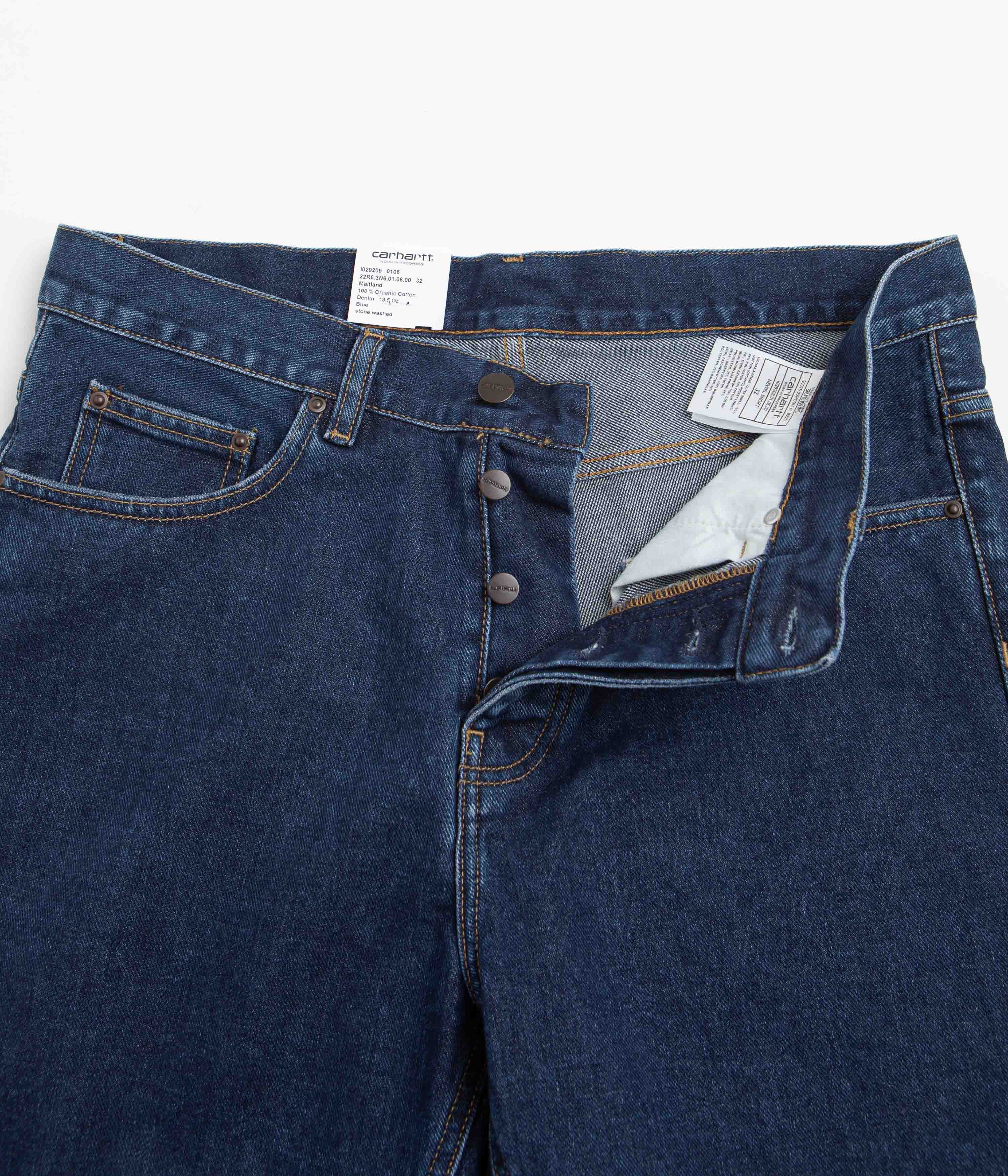 Carhartt Newel Shorts - Blue Stone Washed - Image 6