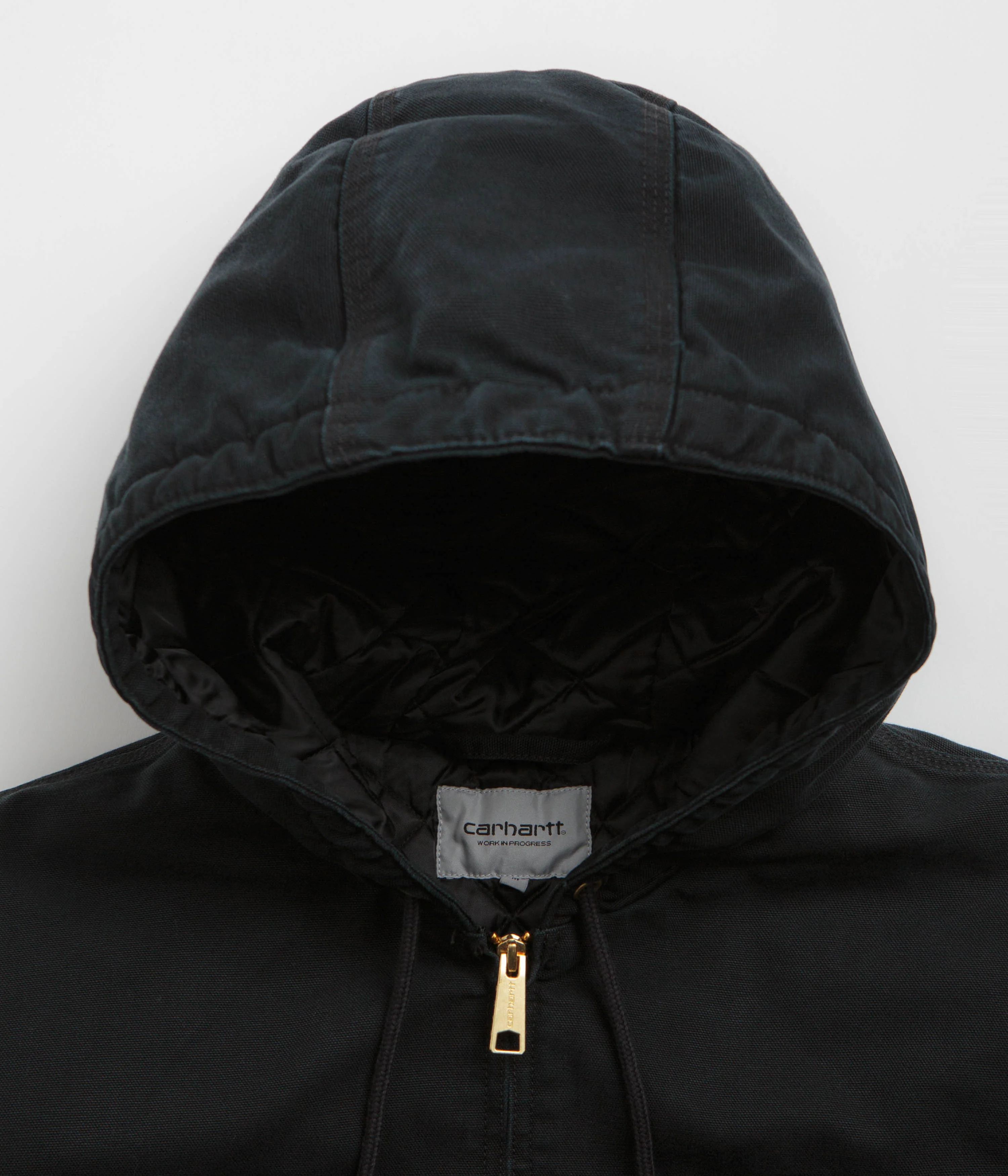 Carhartt OG Active Jacket - Black / Black Stone Canvas - Image 5
