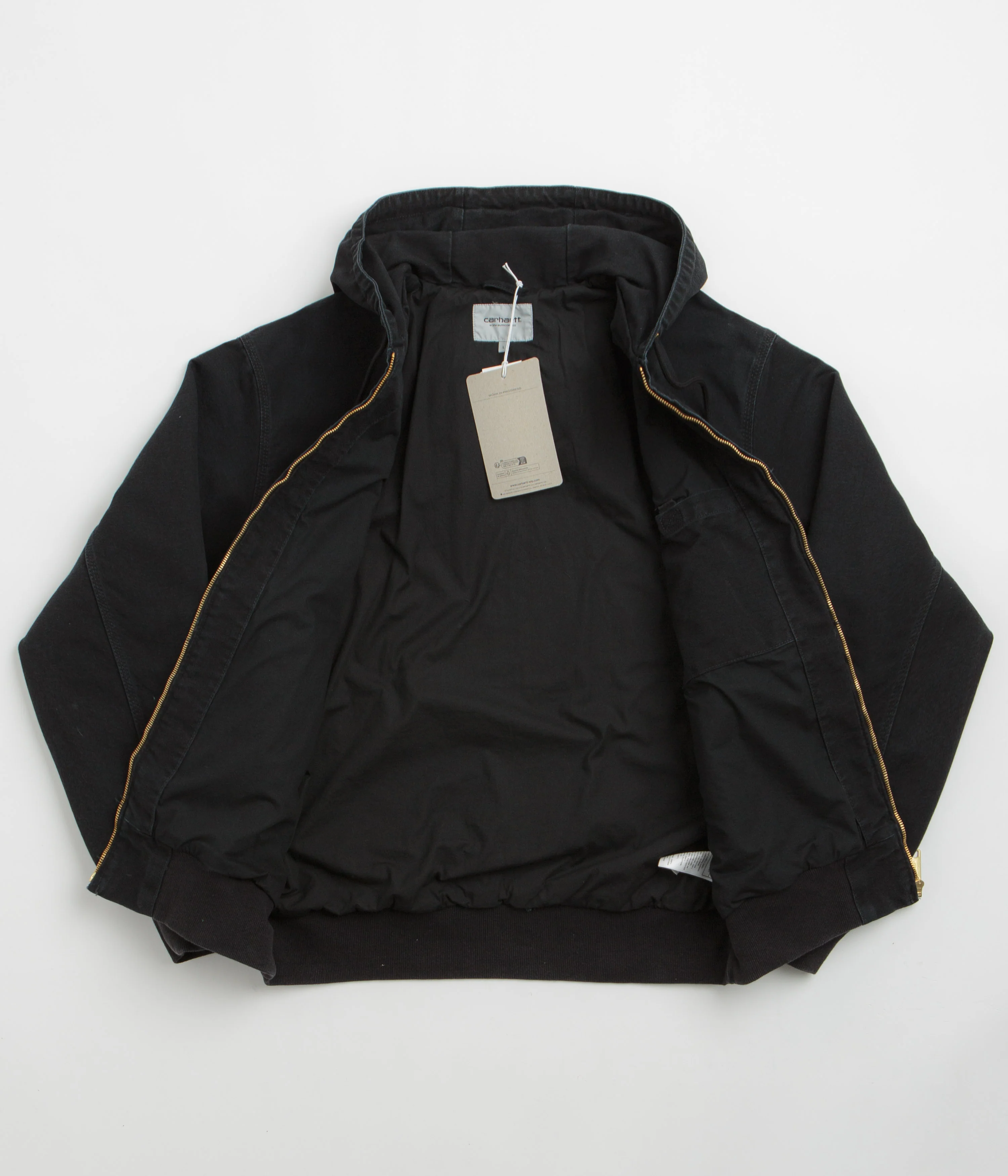 Carhartt OG Active Jacket - Black Stone Canvas - Image 2
