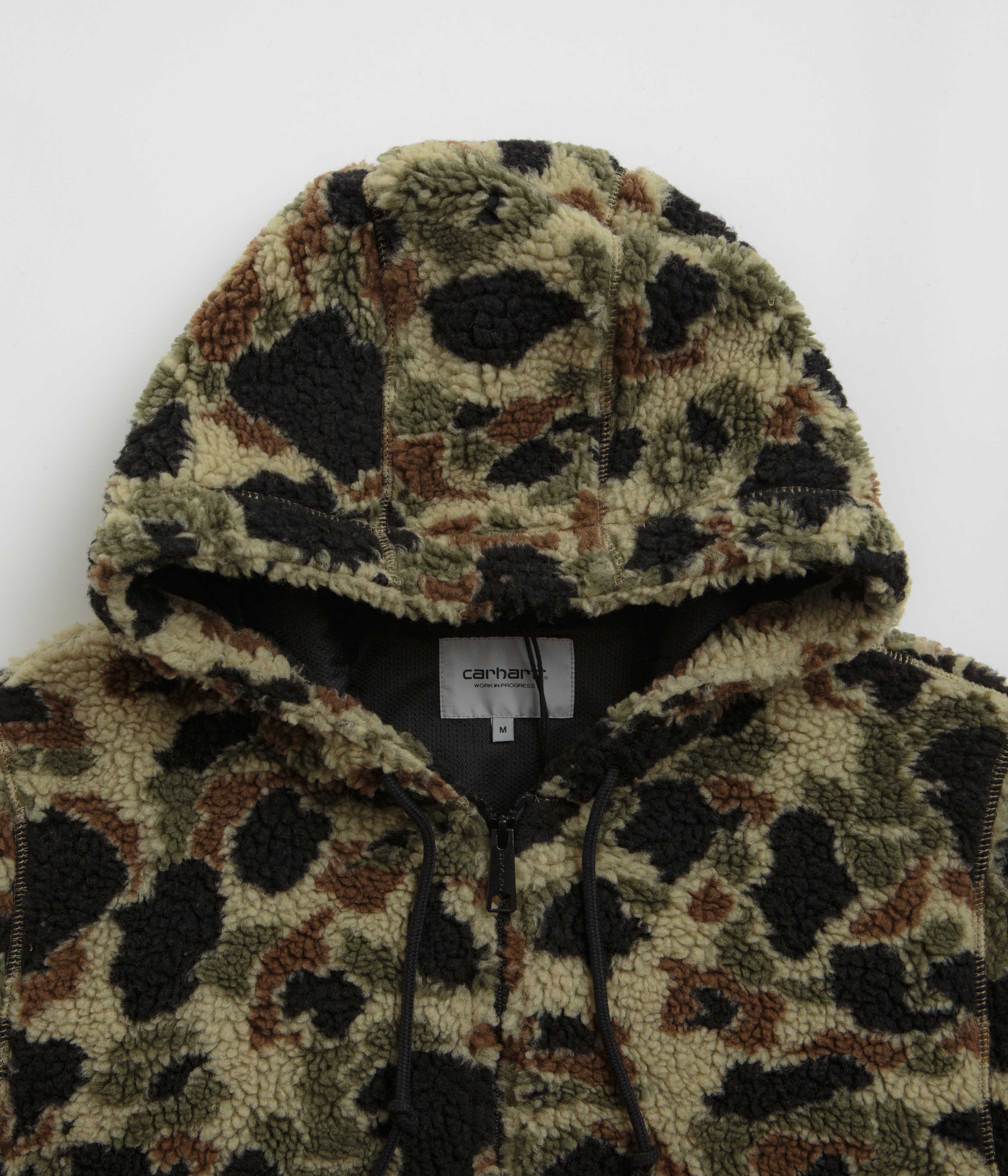 Carhartt OG Active Liner Fleece - Camo Duck Jacquard / Green - Image 5