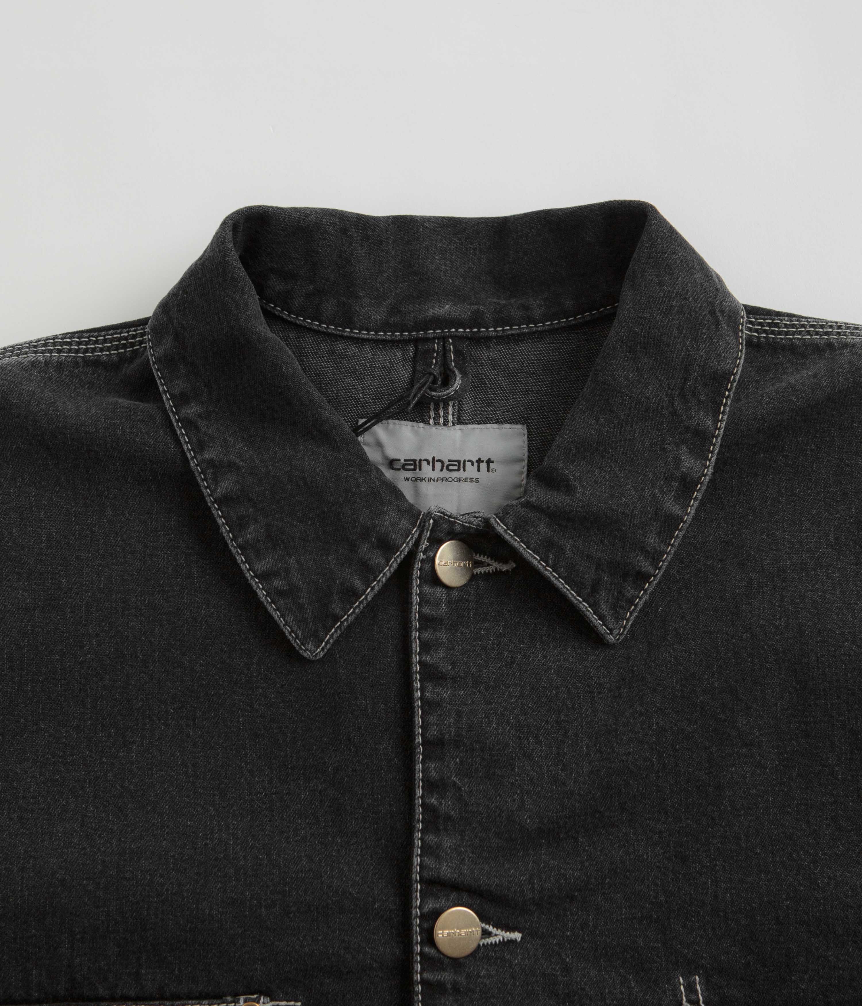 Carhartt OG Chore Coat - Heavy Stone Washed Black - Image 2