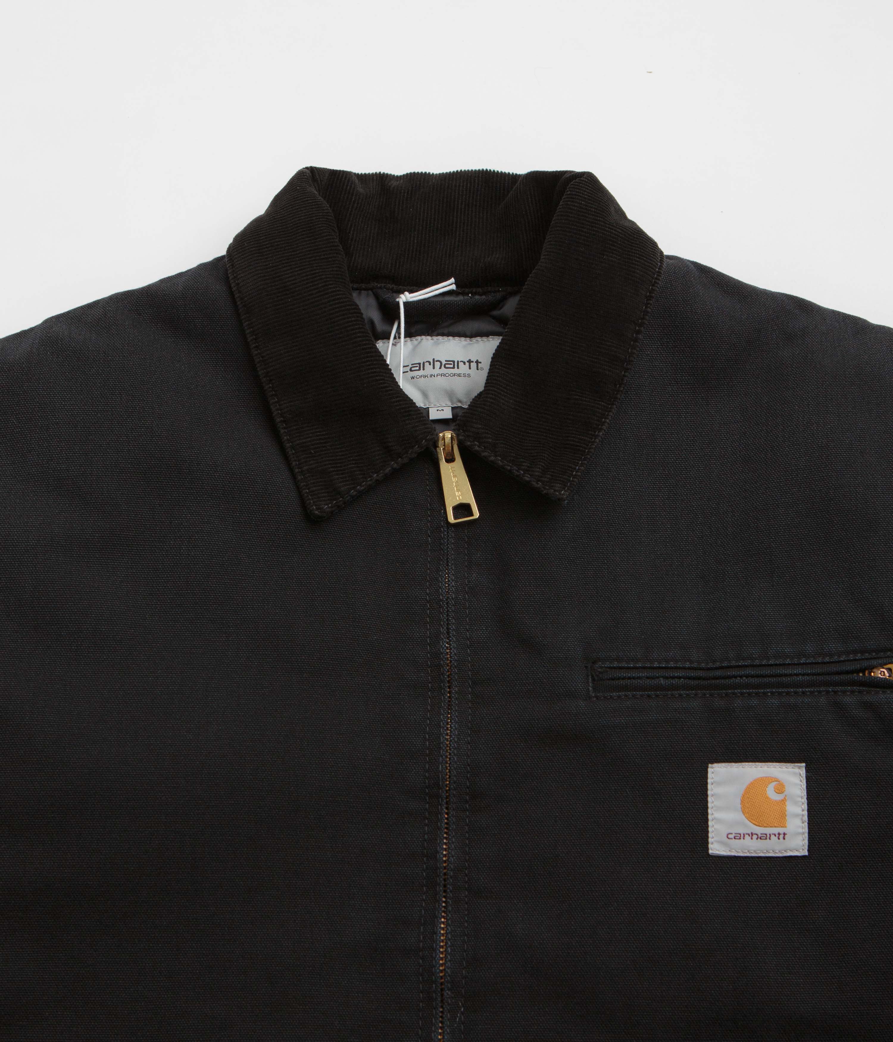 Carhartt OG Detroit Jacket - Black / Black - Image 3