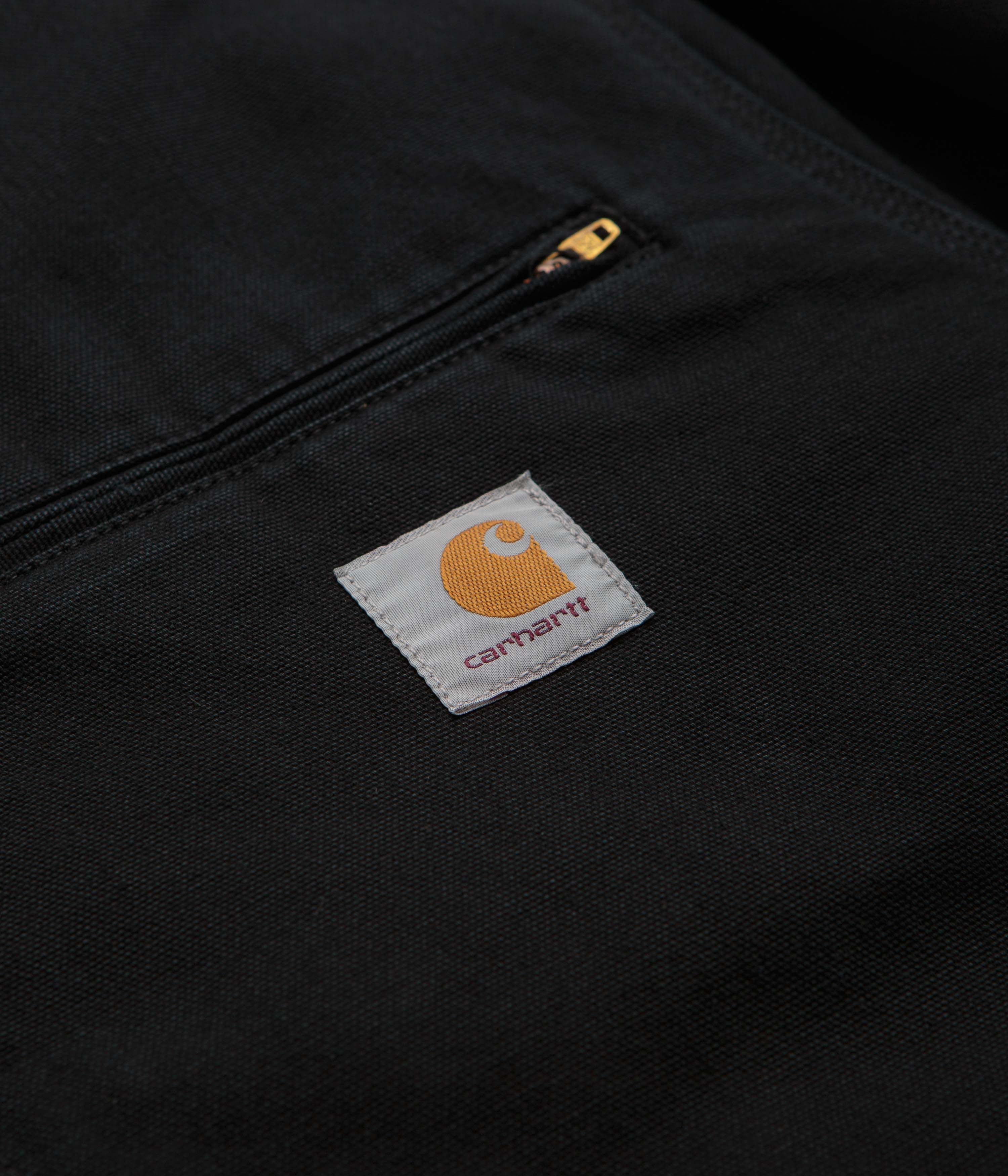 Carhartt OG Detroit Jacket - Black / Black - Image 4