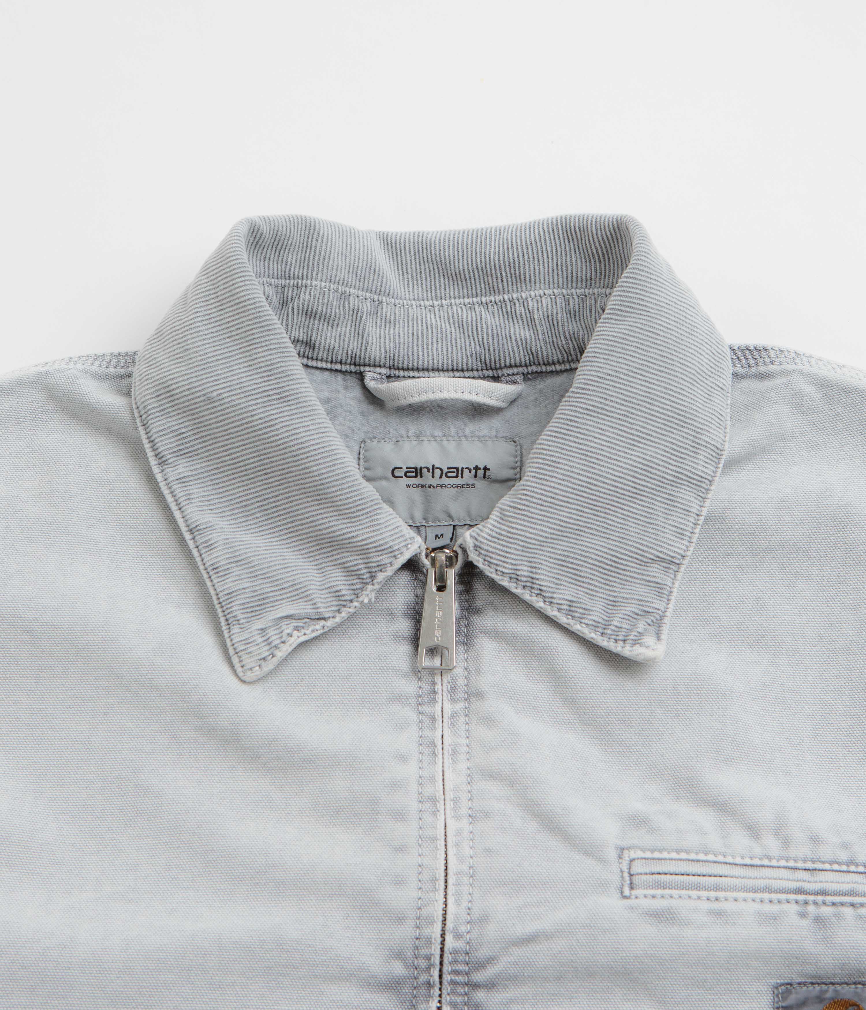 Carhartt OG Detroit Jacket - Black / Black Chalk Wash - Image 4