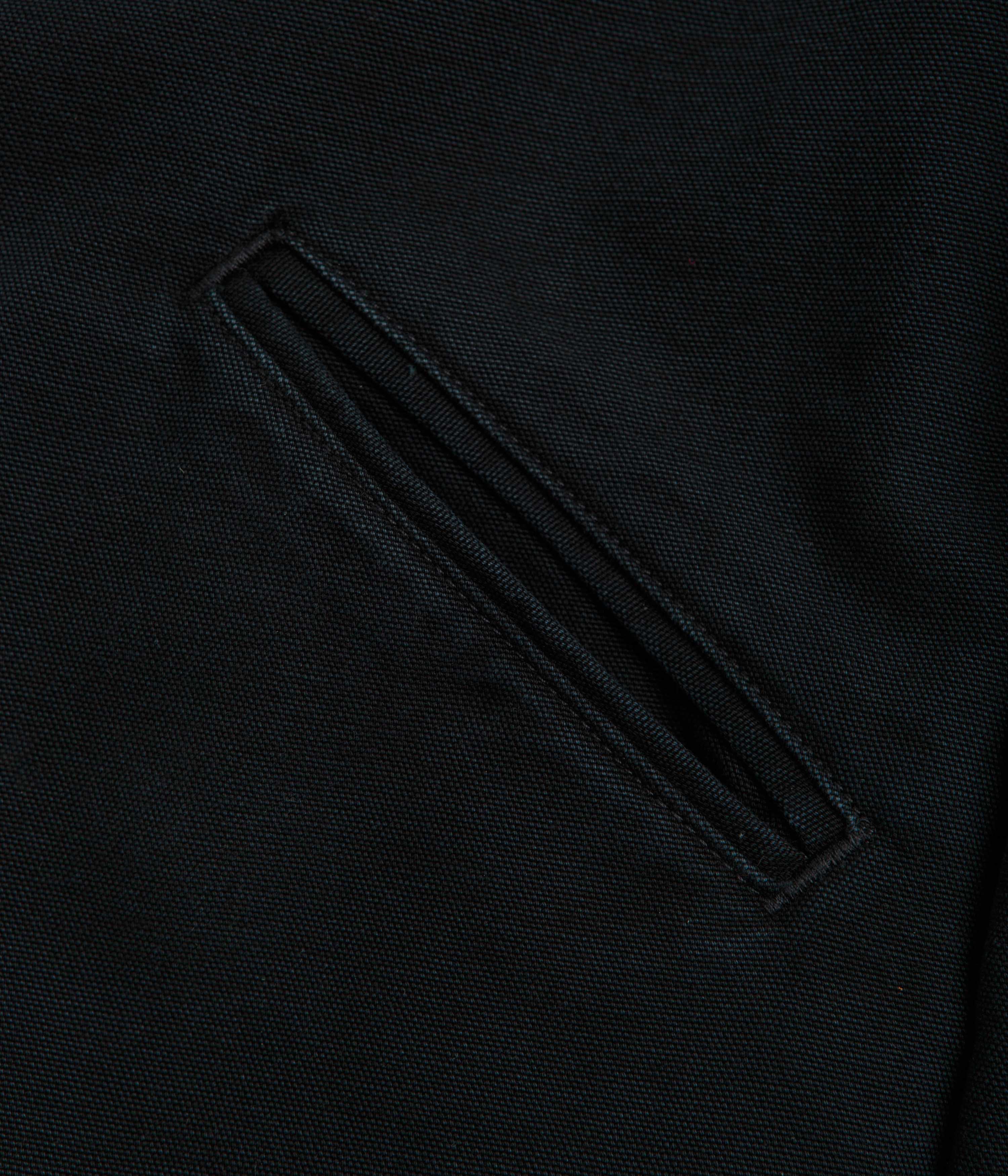 Carhartt OG Detroit Jacket - Black / Black Stone Canvas - Image 6