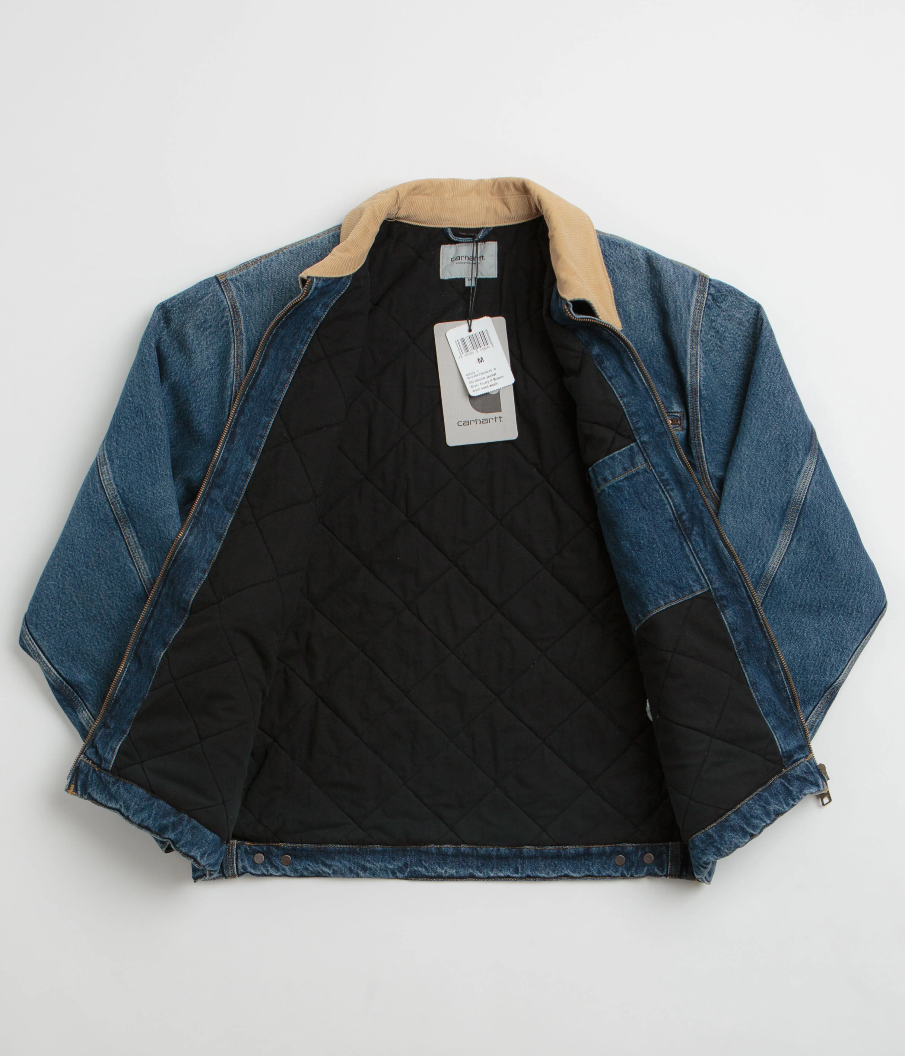 Carhartt OG Detroit Jacket - Blue / Dusty Hamilton Brown - Image 2