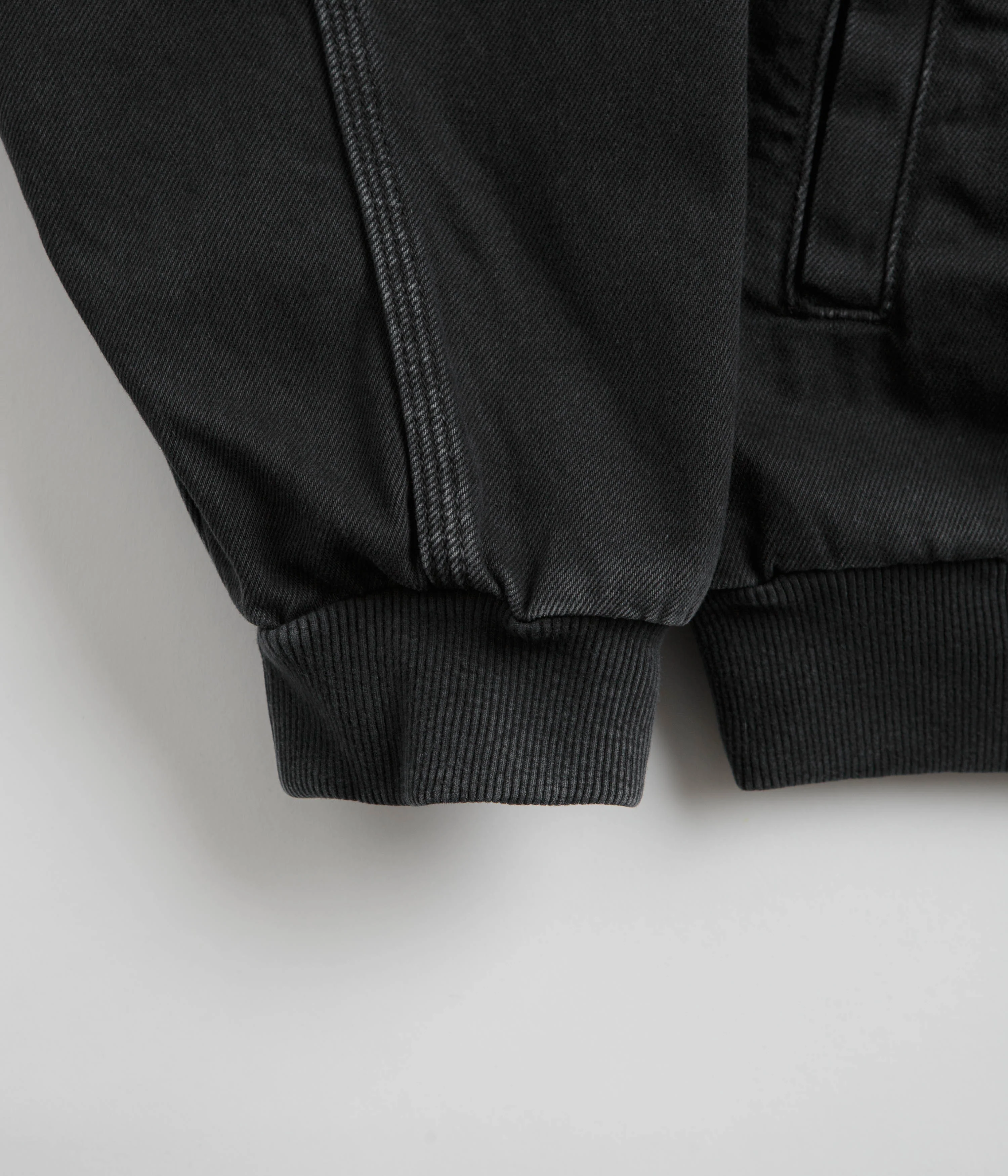 Carhartt OG Santa Fe Bomber Jacket - Stone Dyed Black - Image 4