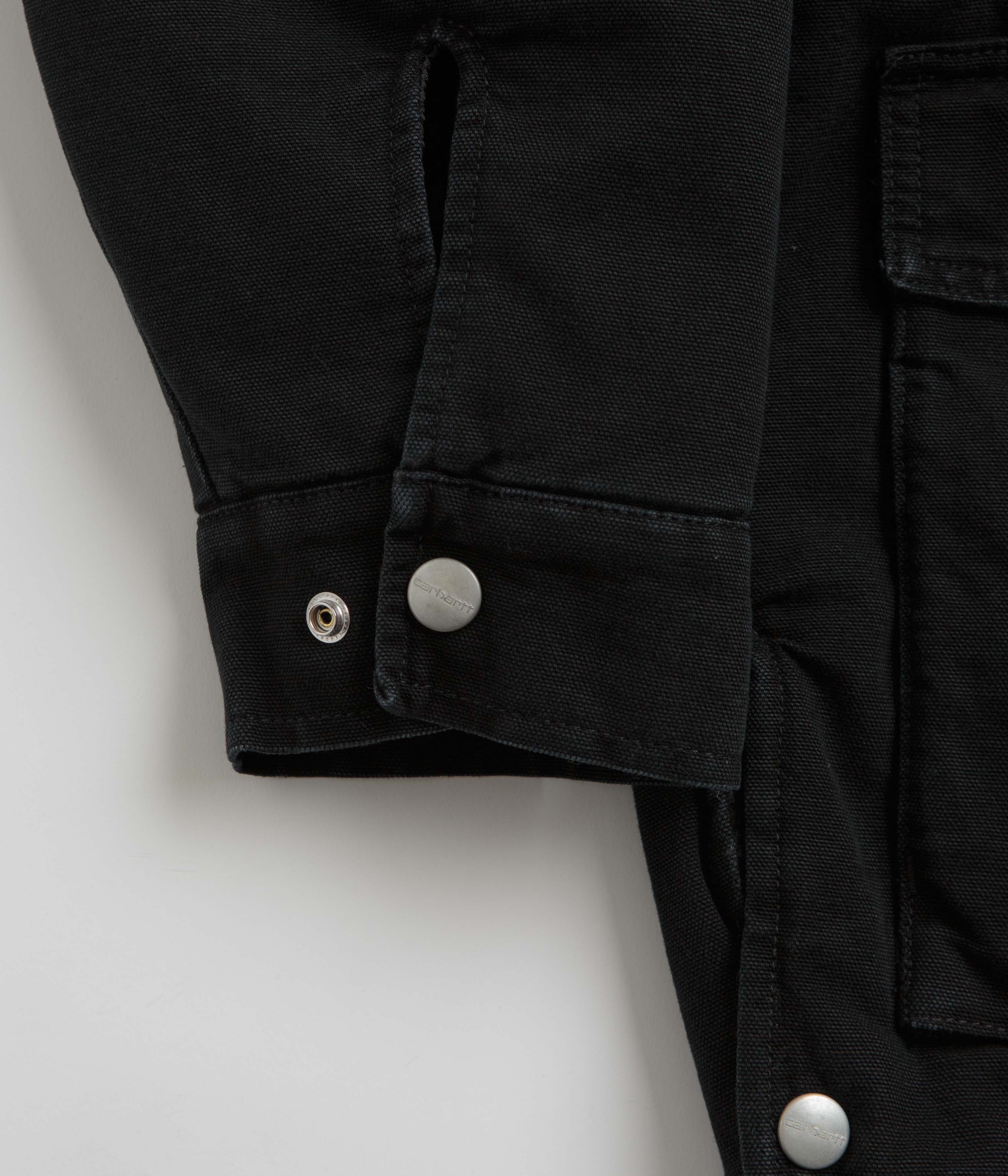 Carhartt OG Santa Fe Coat - Black / Black Stone - Image 3