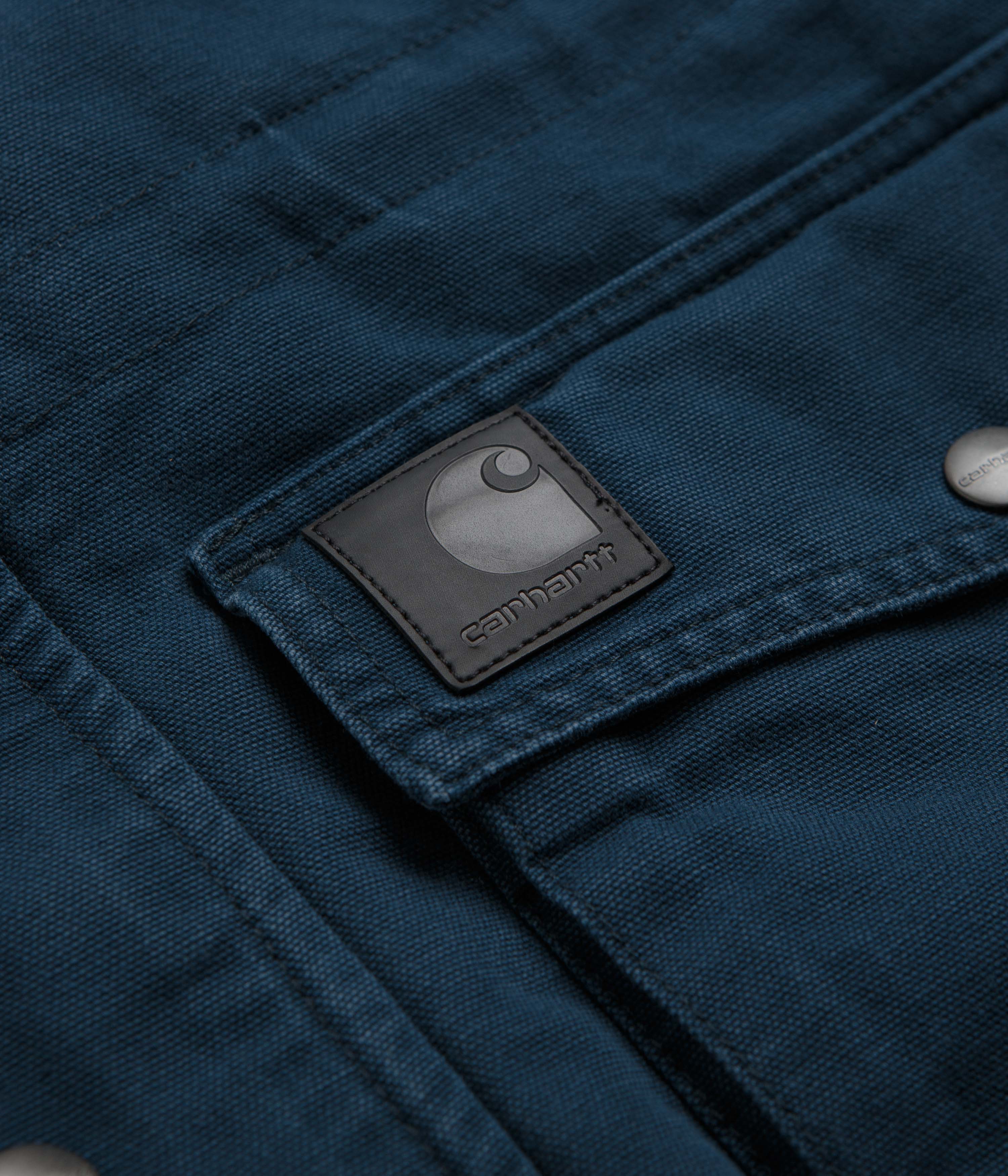Carhartt OG Santa Fe Coat - Deep Lagoon / Black Stone - Image 5