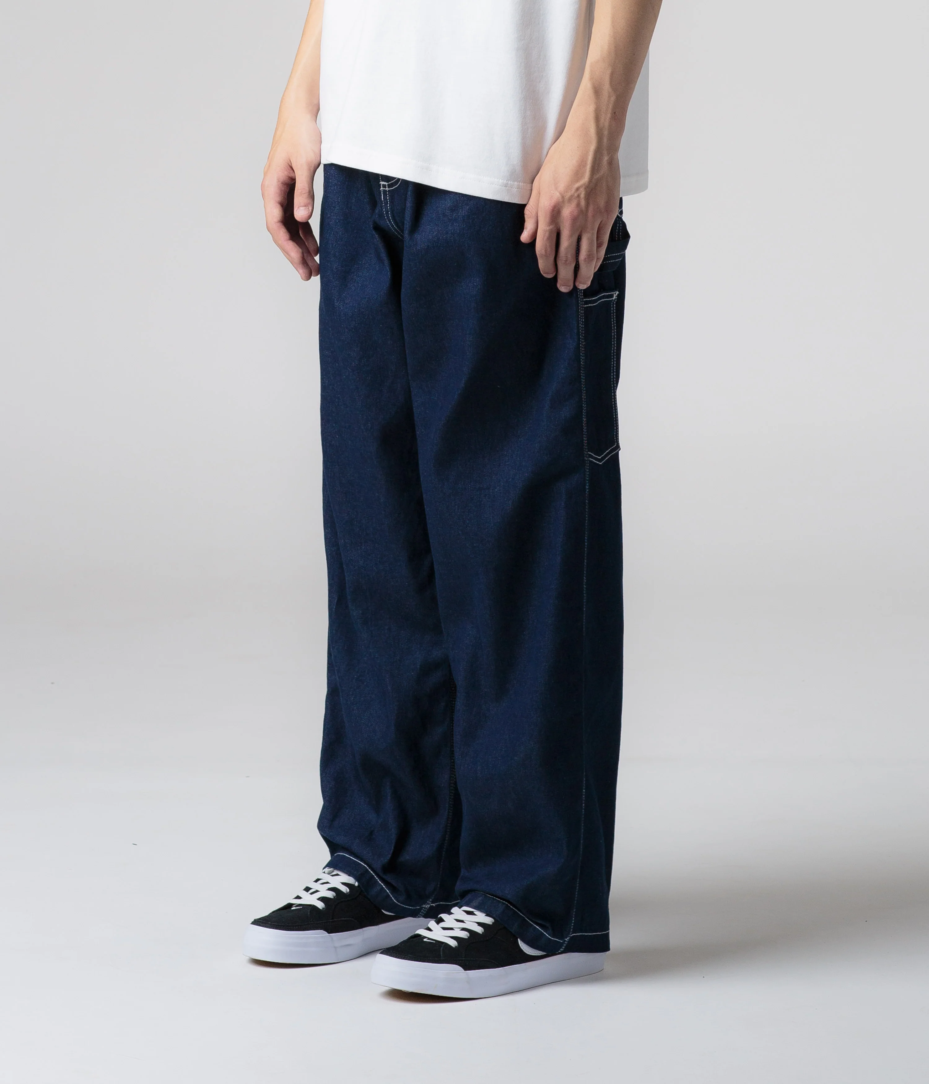 Carhartt OG Single Knee Denim Pants - One Wash Blue - Image 10