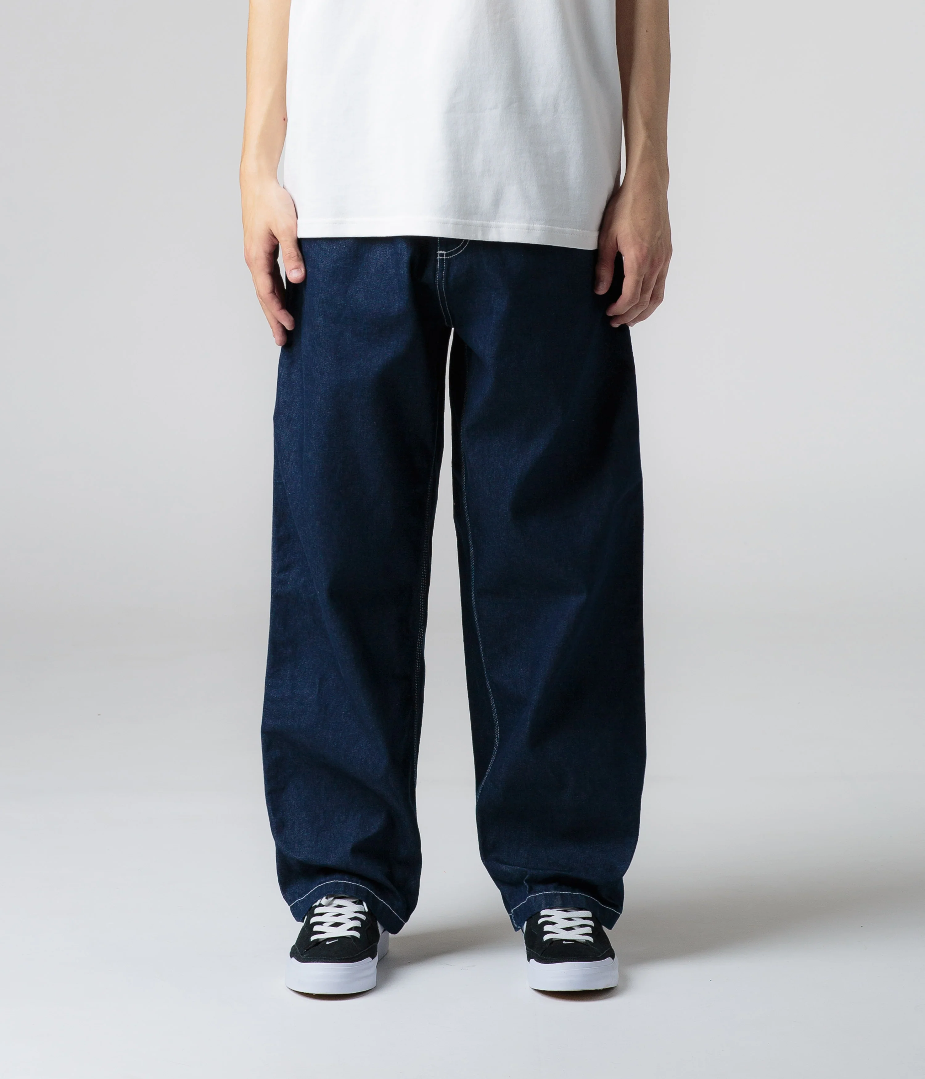 Carhartt OG Single Knee Denim Pants - One Wash Blue - Image 9