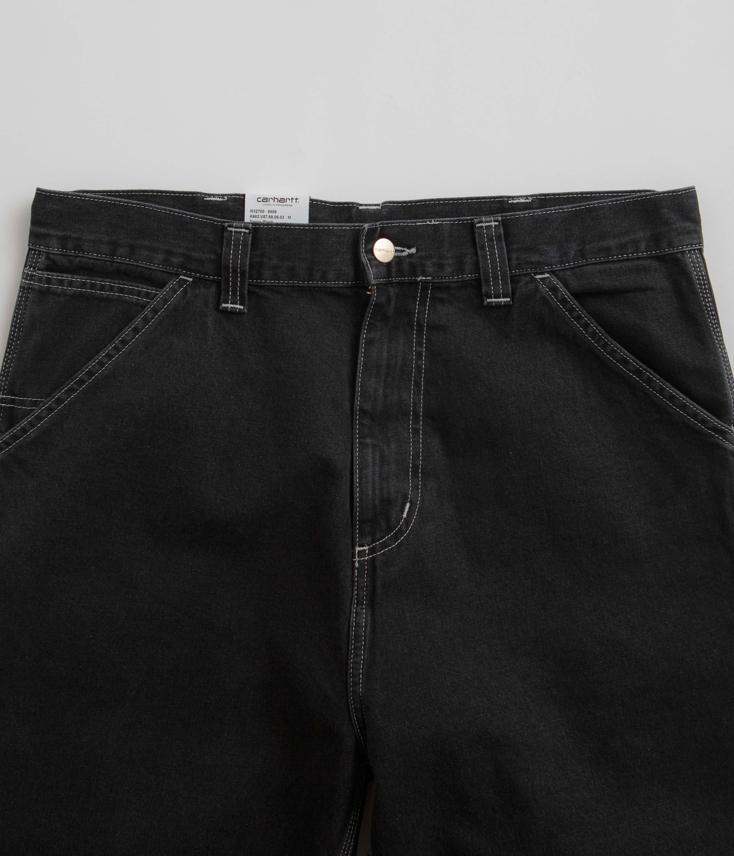 Carhartt OG Single Knee Pants - Stone Washed Black - Image 4