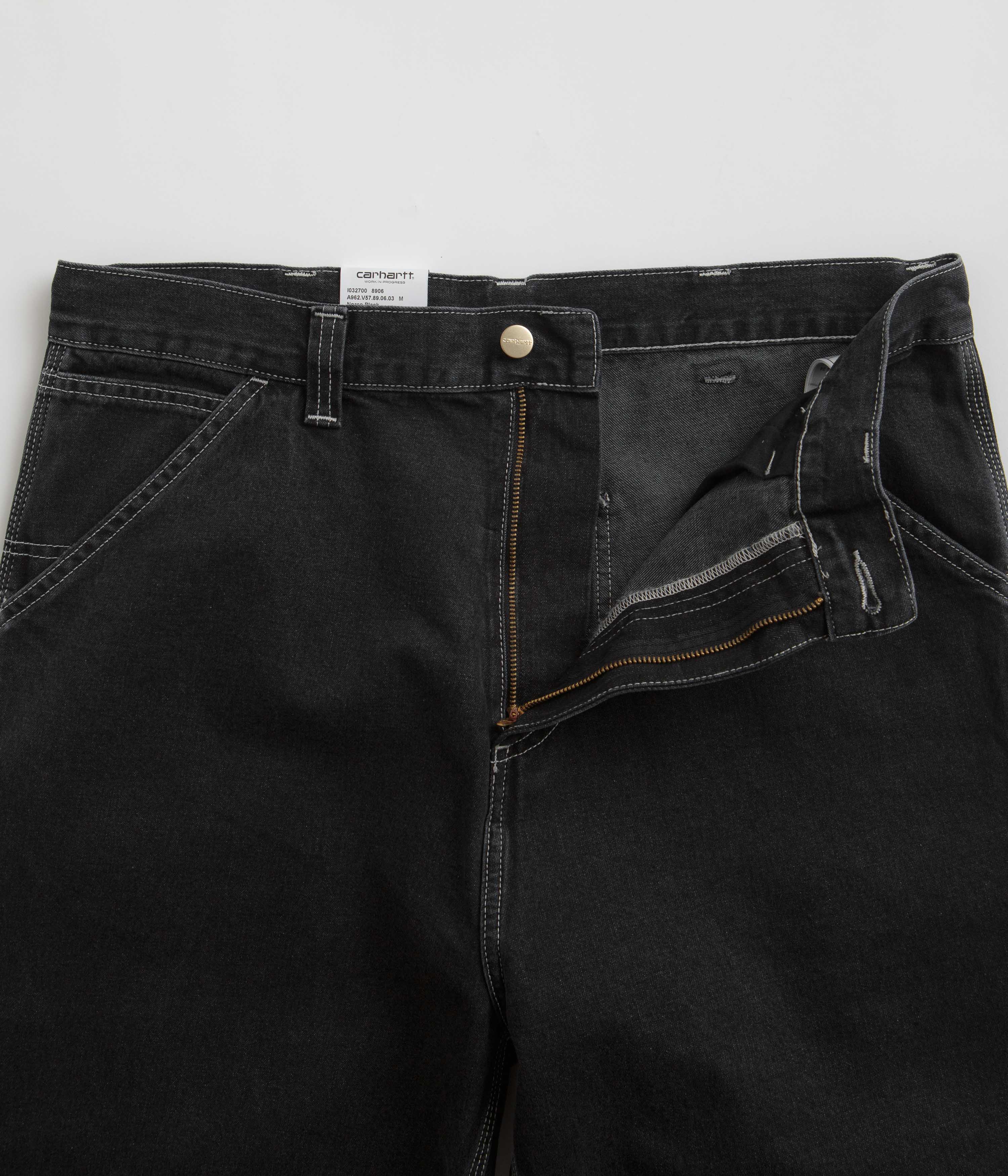 Carhartt OG Single Knee Pants - Stone Washed Black - Image 5
