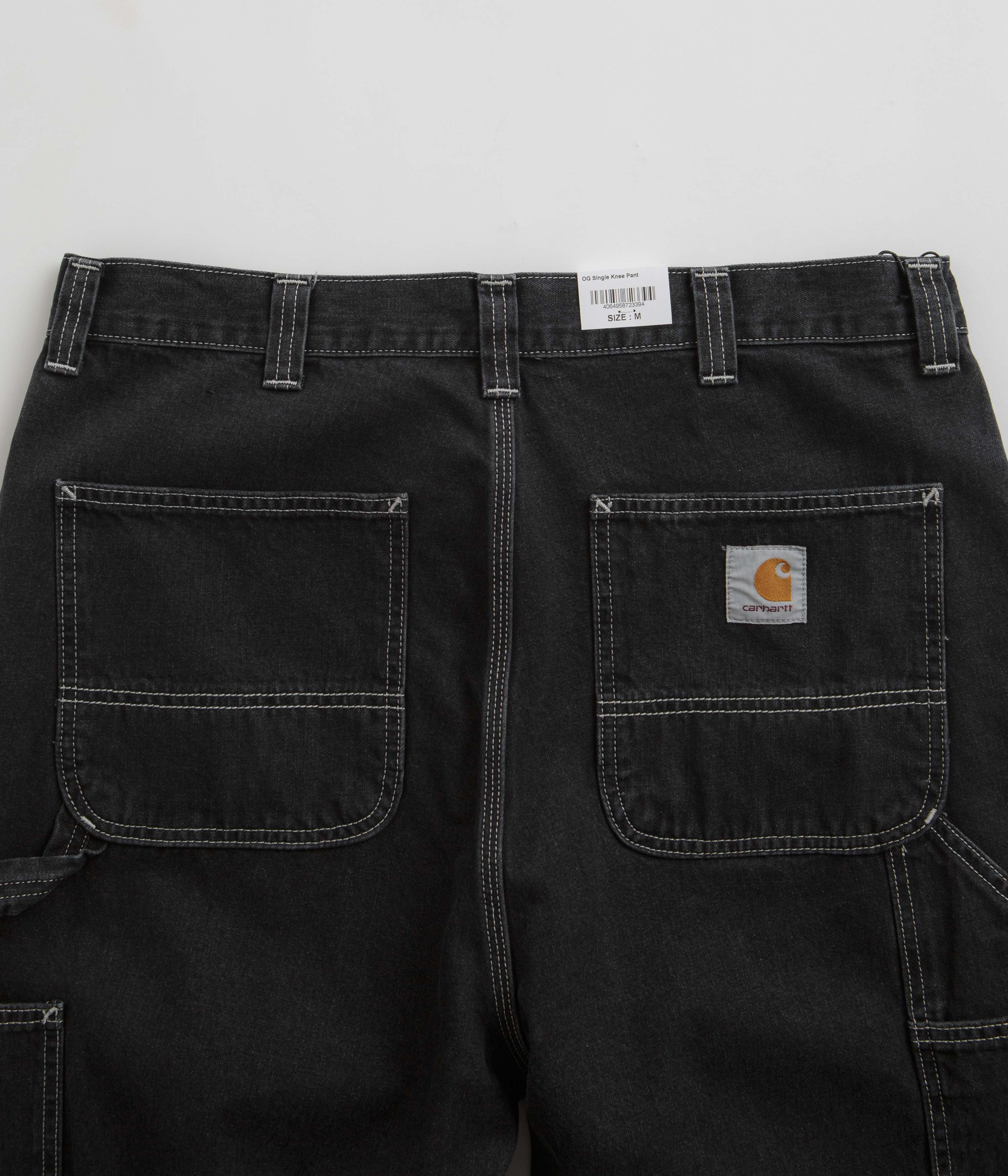 Carhartt OG Single Knee Pants - Stone Washed Black - Image 6