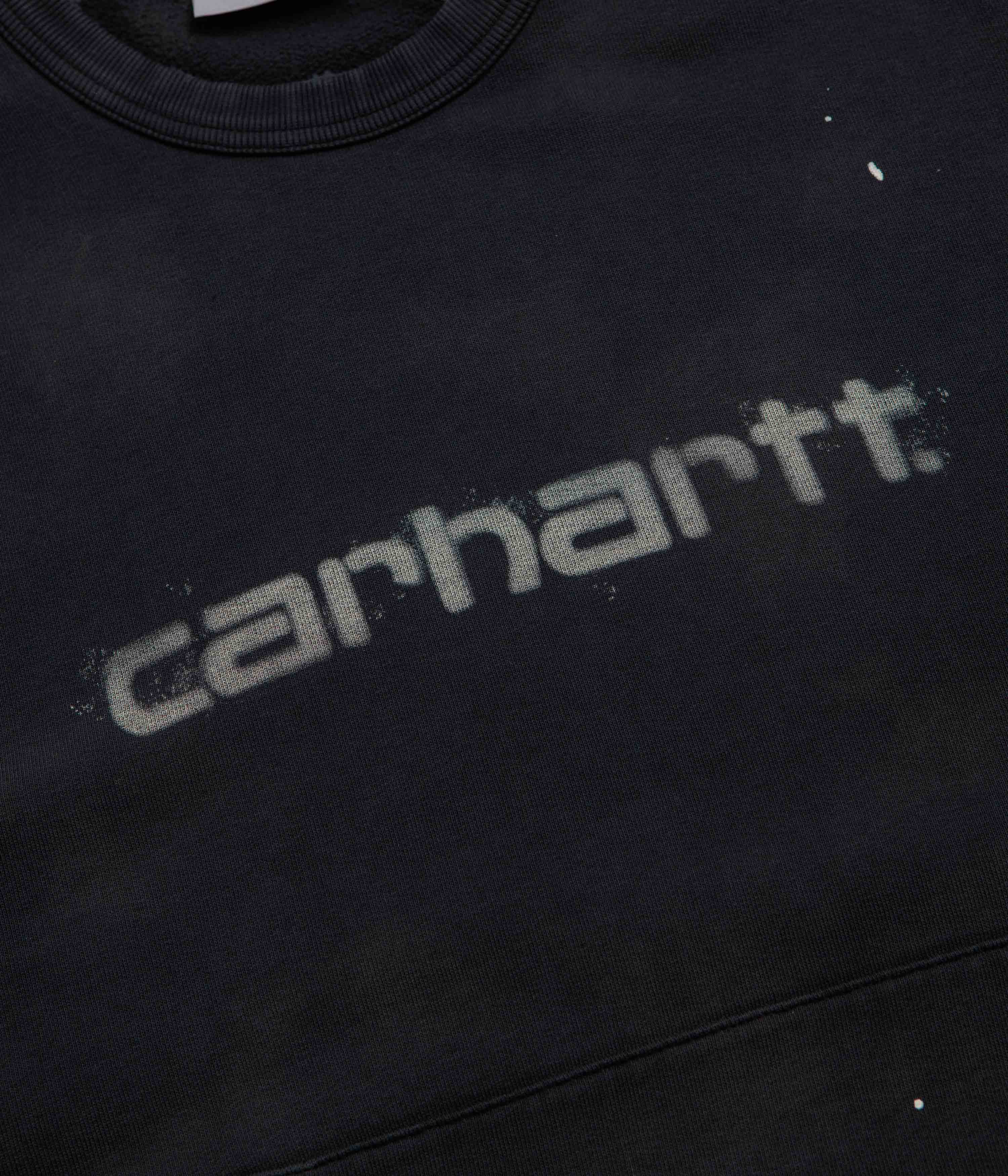 Carhartt Painter Crewneck Sweatshirt - Black - Image 3