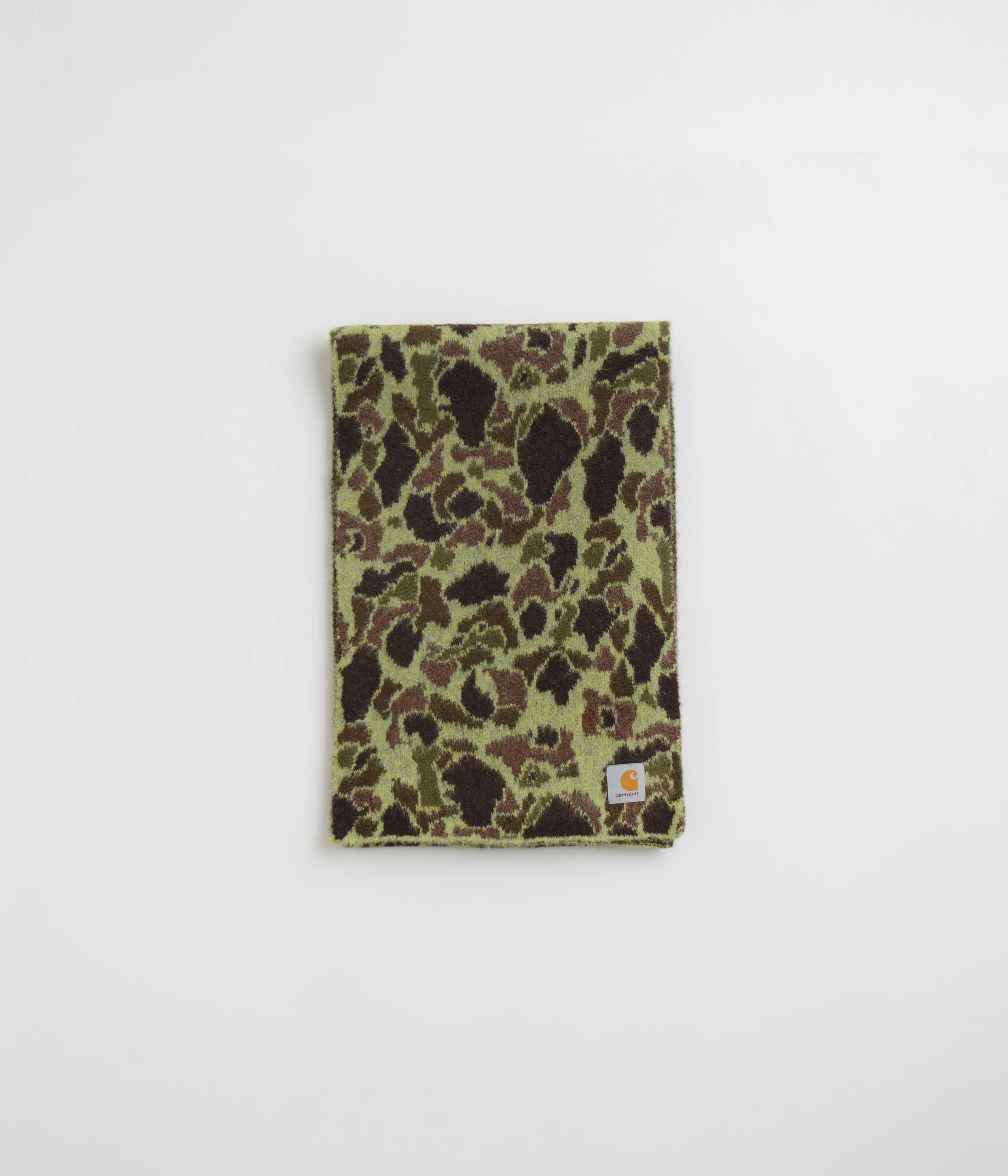 Carhartt Palmer Scarf - Camo Duck Jacquard / Green - Image 3