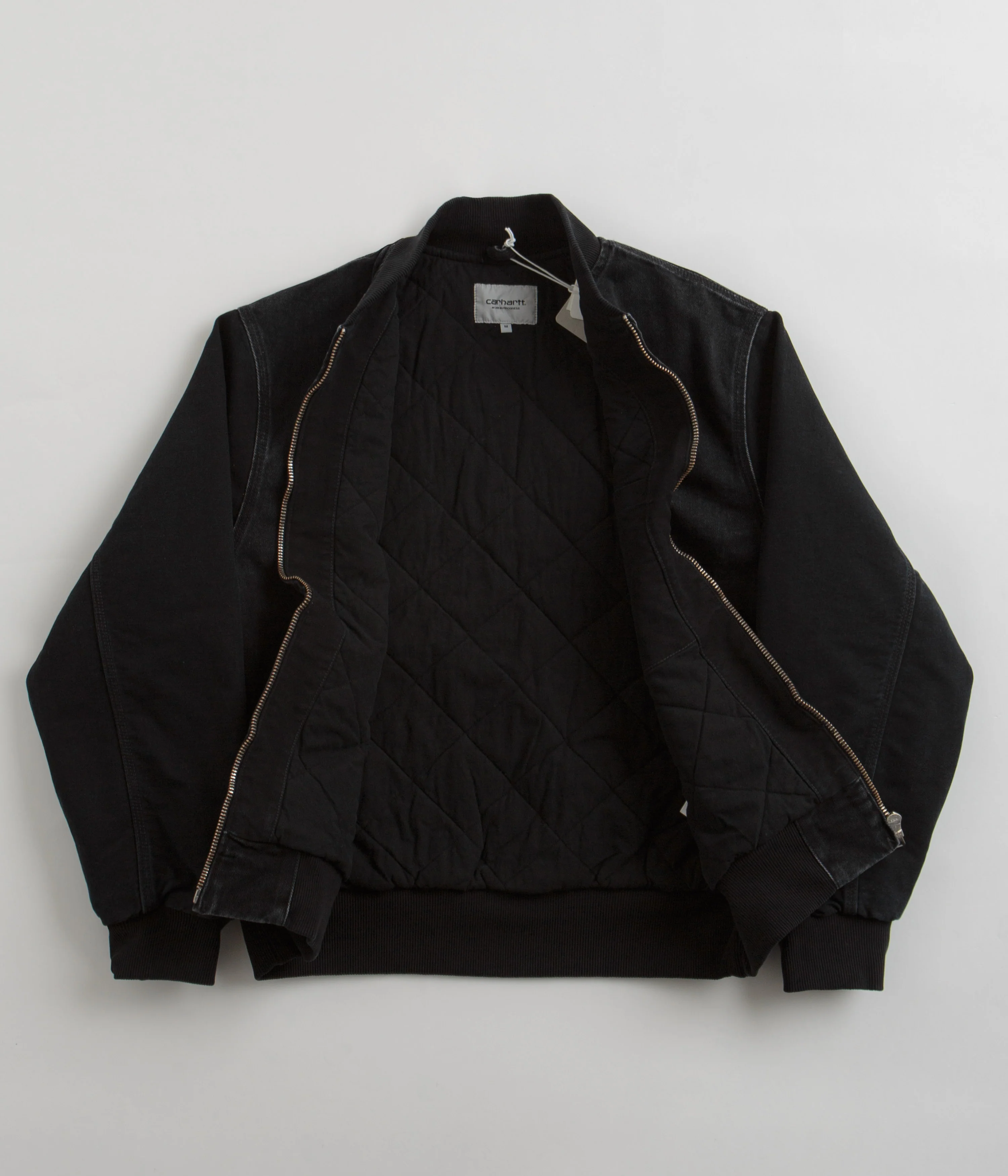 Carhartt Paxon Bomber Jacket - Black / Black - Image 2