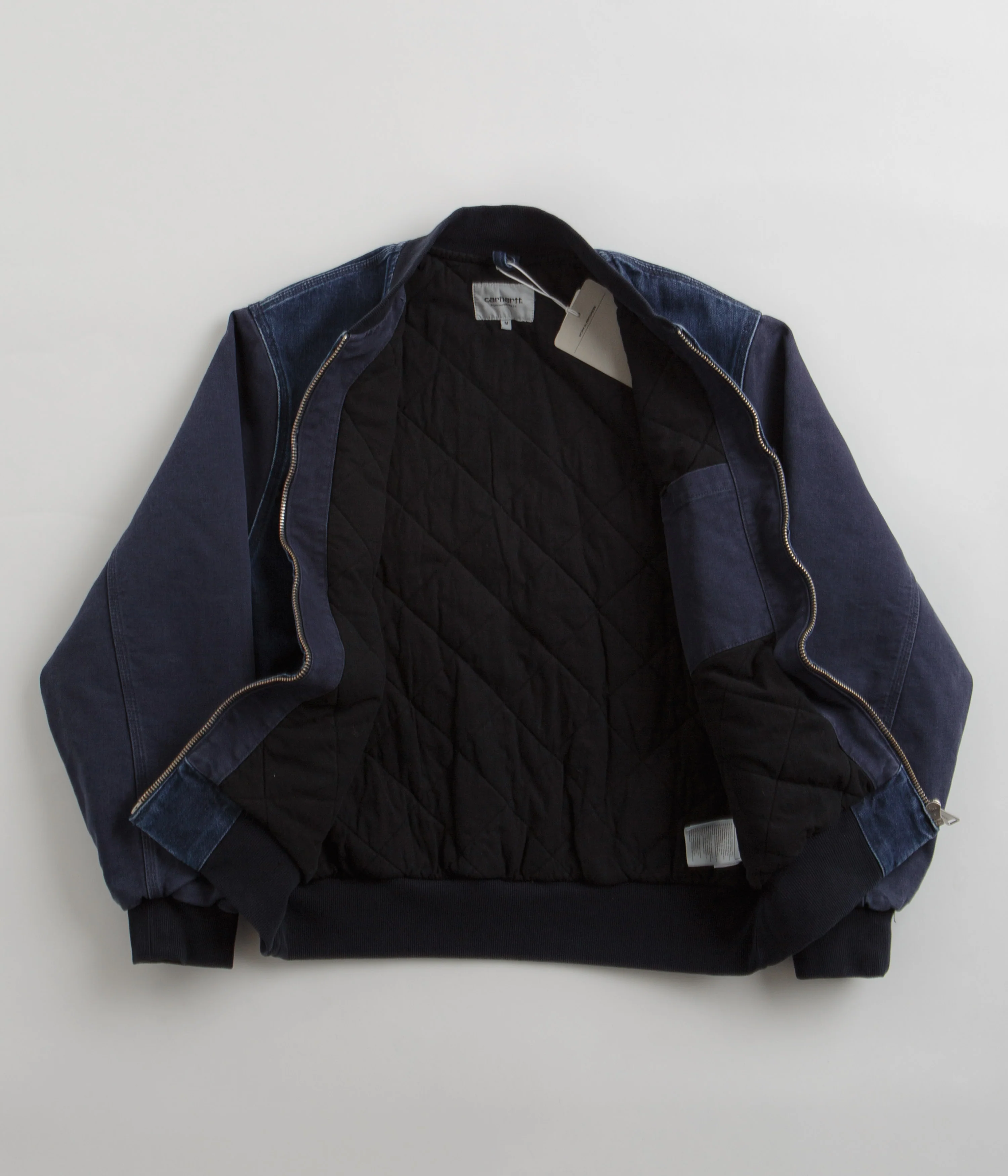 Carhartt Paxon Bomber Jacket - Blue / Dark Navy - Image 2