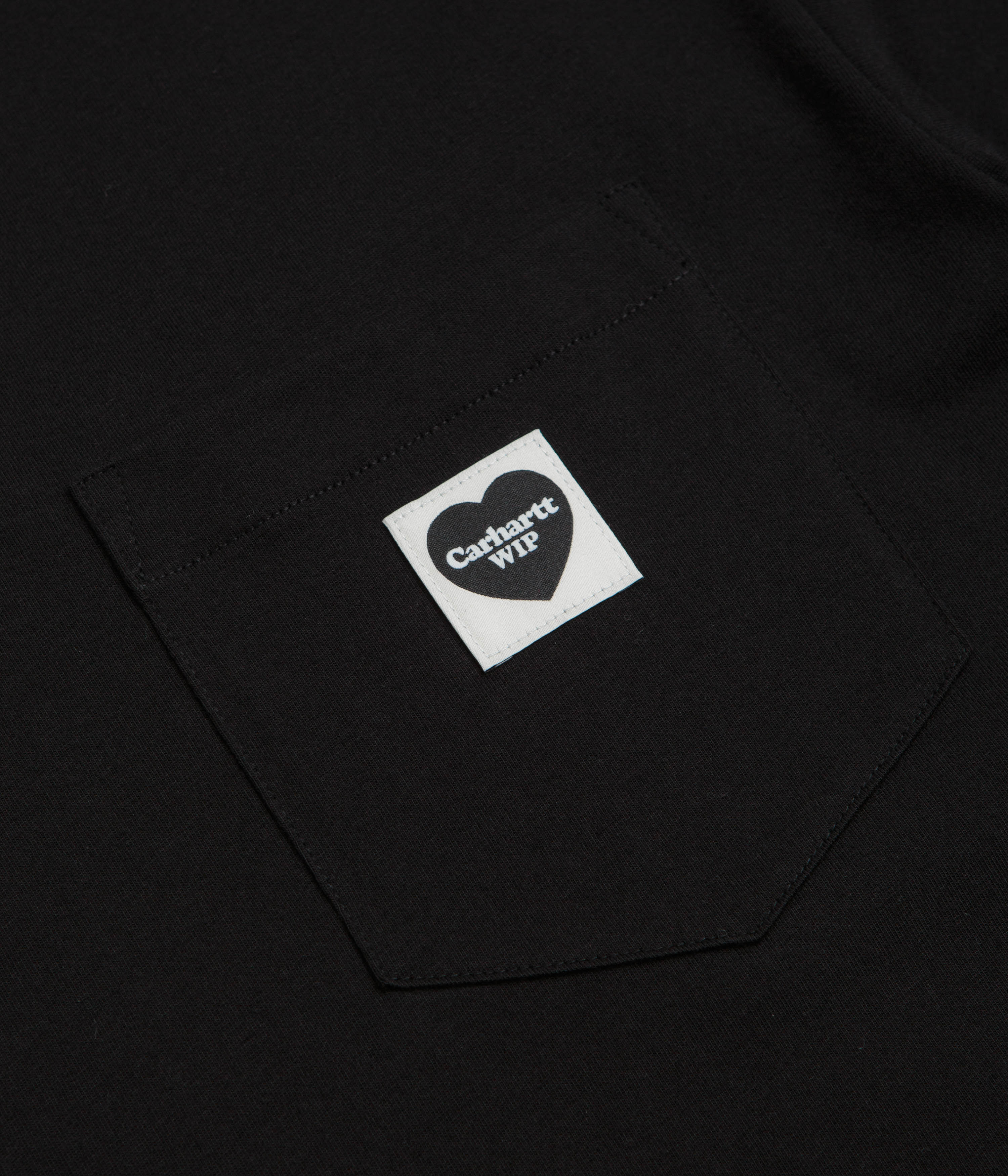 Carhartt Pocket Heart T-Shirt - Black / Black - Image 3