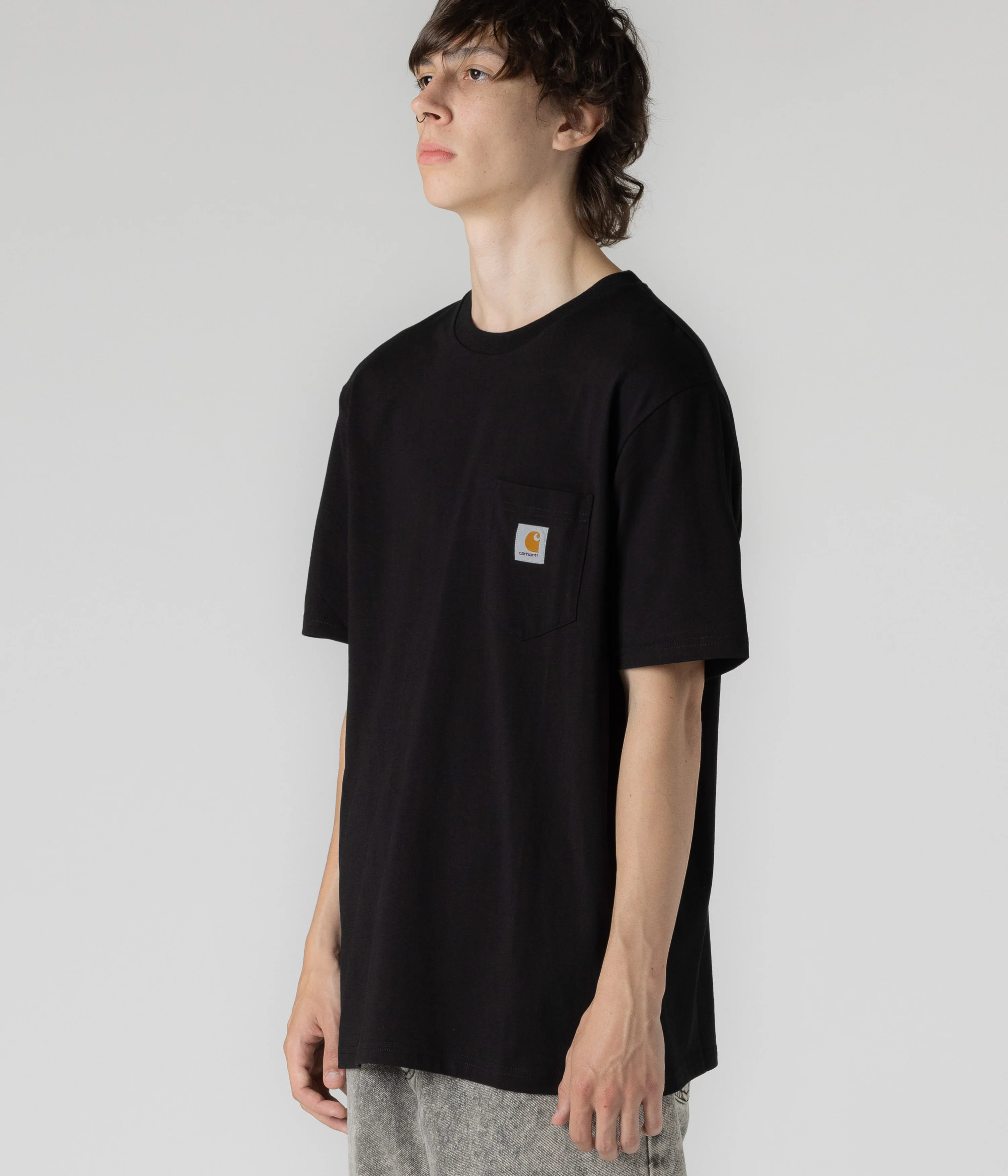 Carhartt Pocket T-Shirt - Black - Image 5