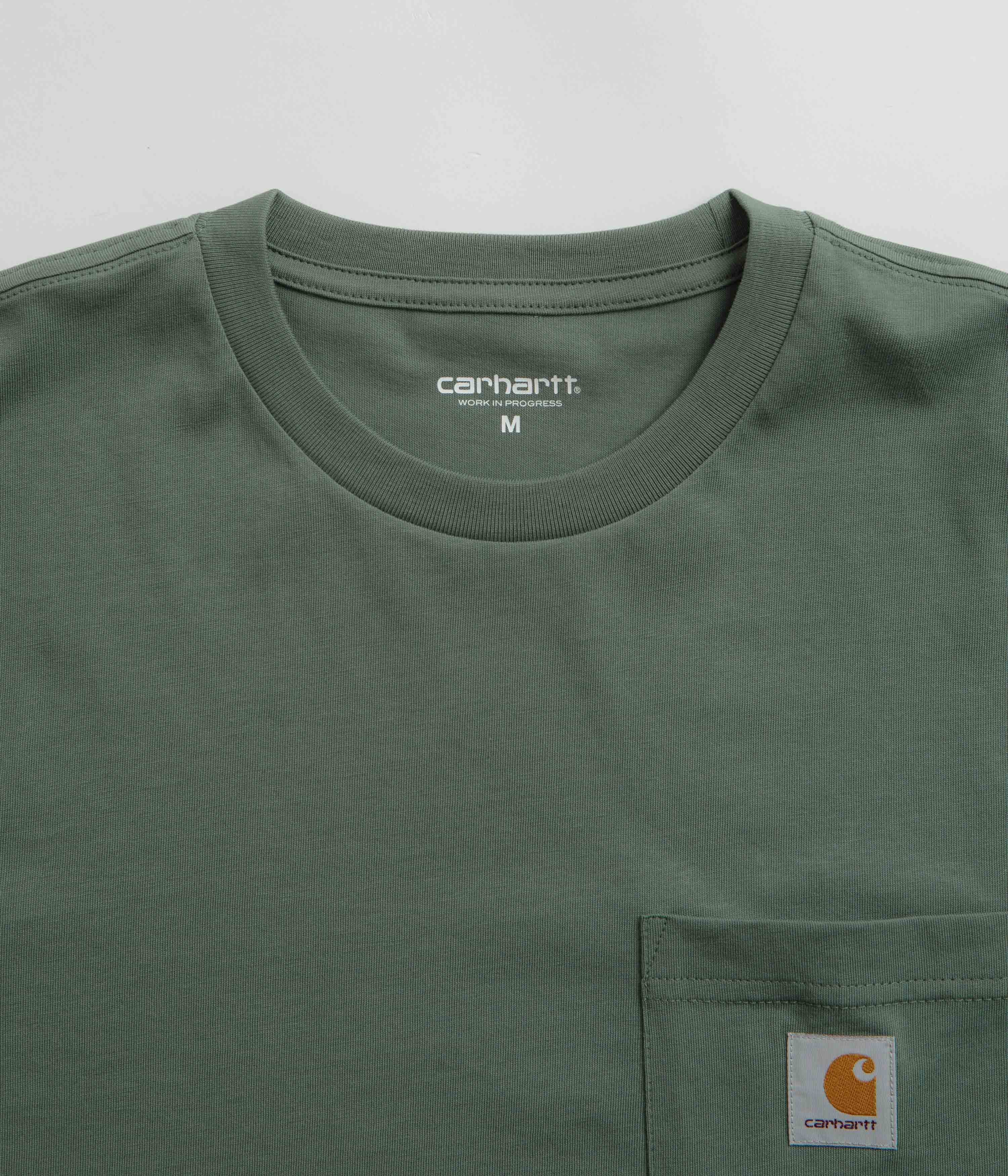 Carhartt Pocket T-Shirt - Duck Green - Image 3