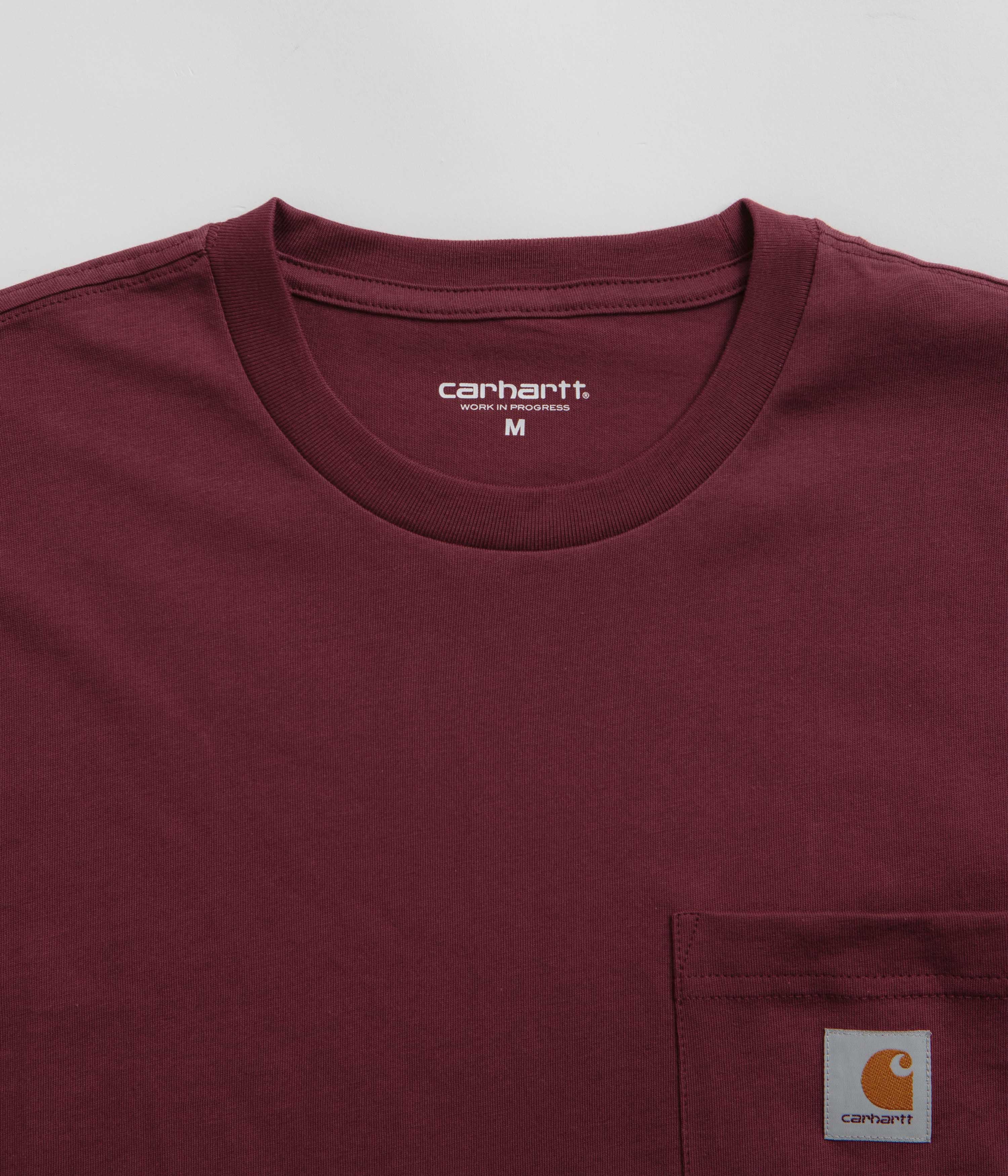 Carhartt Pocket T-Shirt - Malbec - Image 3