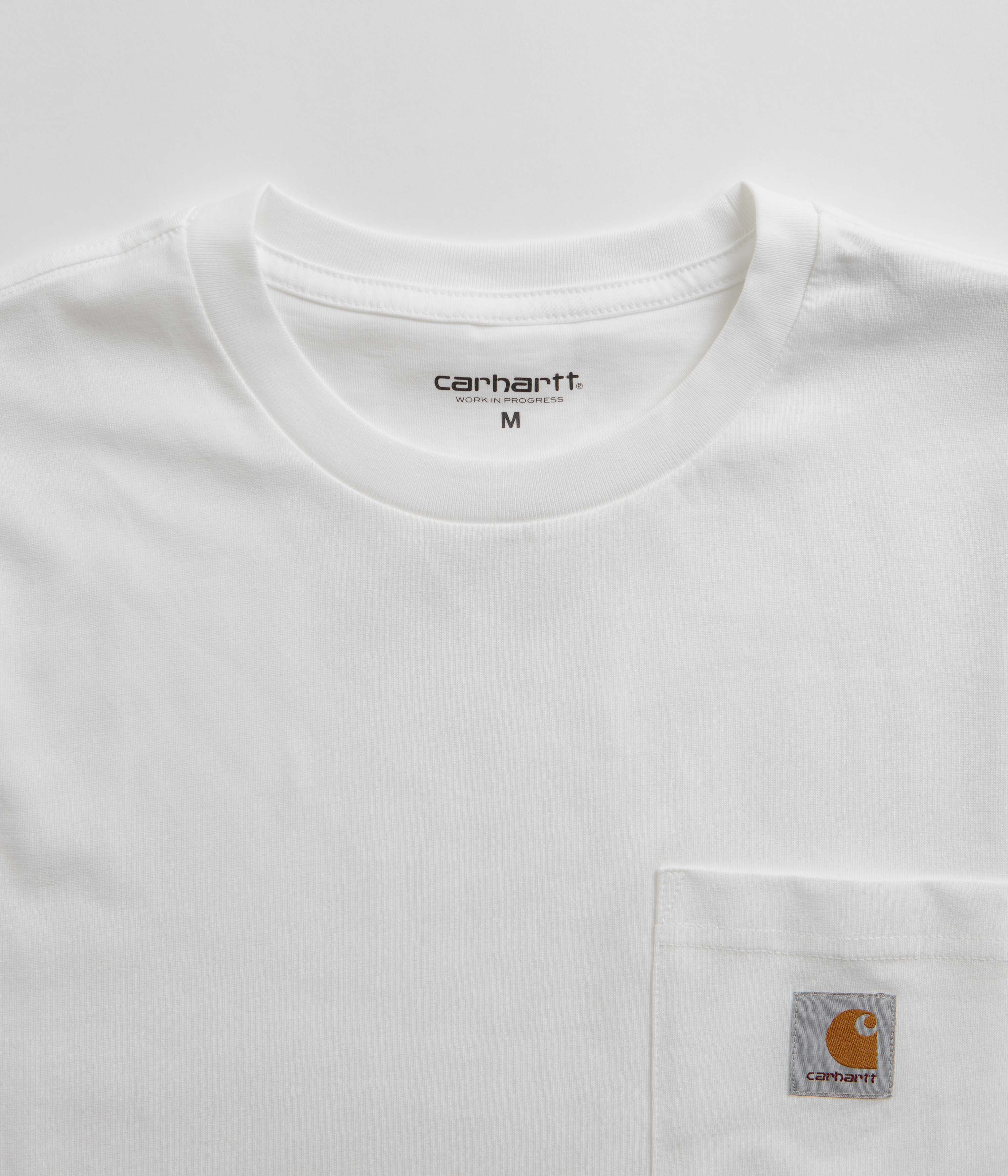 Carhartt Pocket T-Shirt - White - Image 3