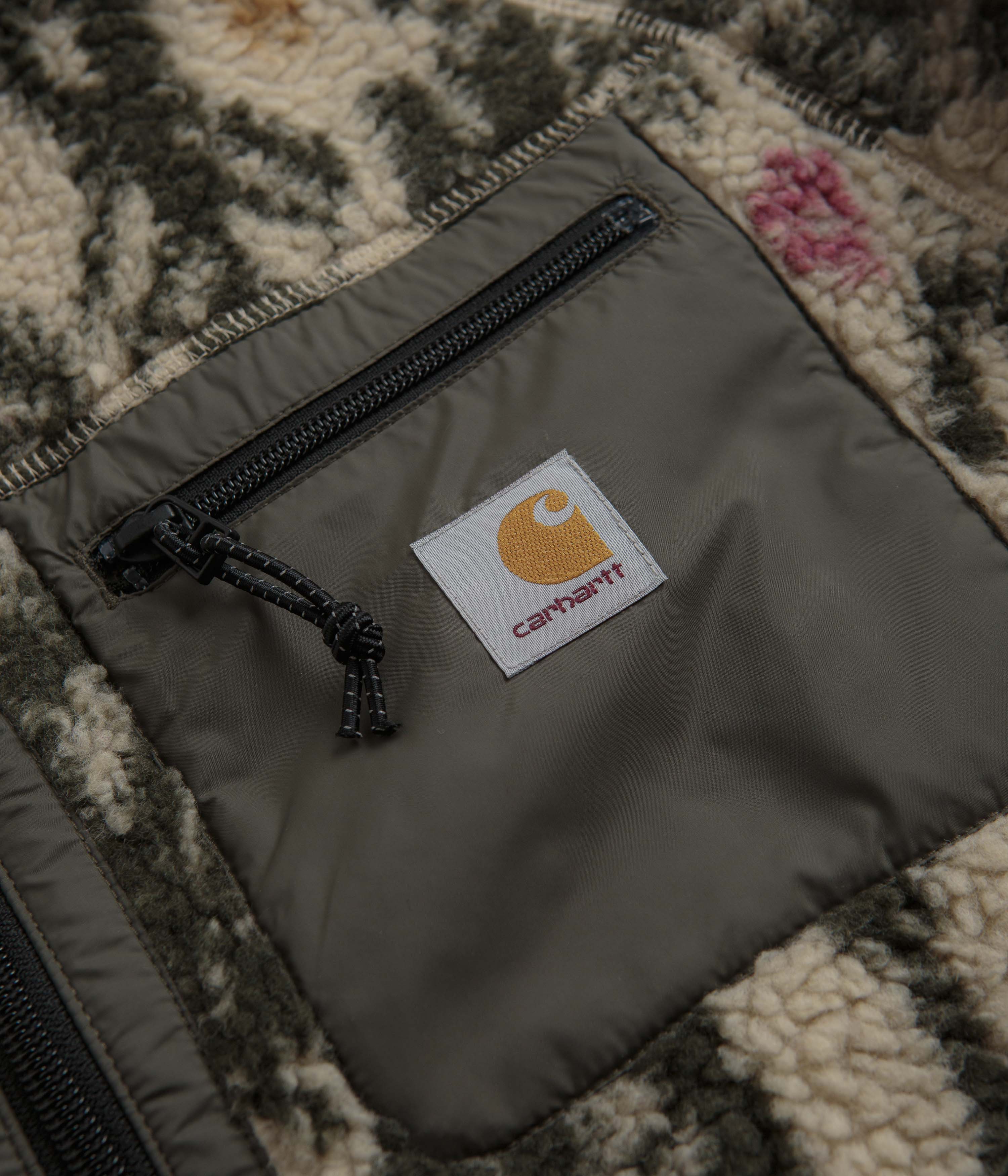 Carhartt Prentis Liner Jacket - Baru Jacquard / Wall / Cypress - Image 3