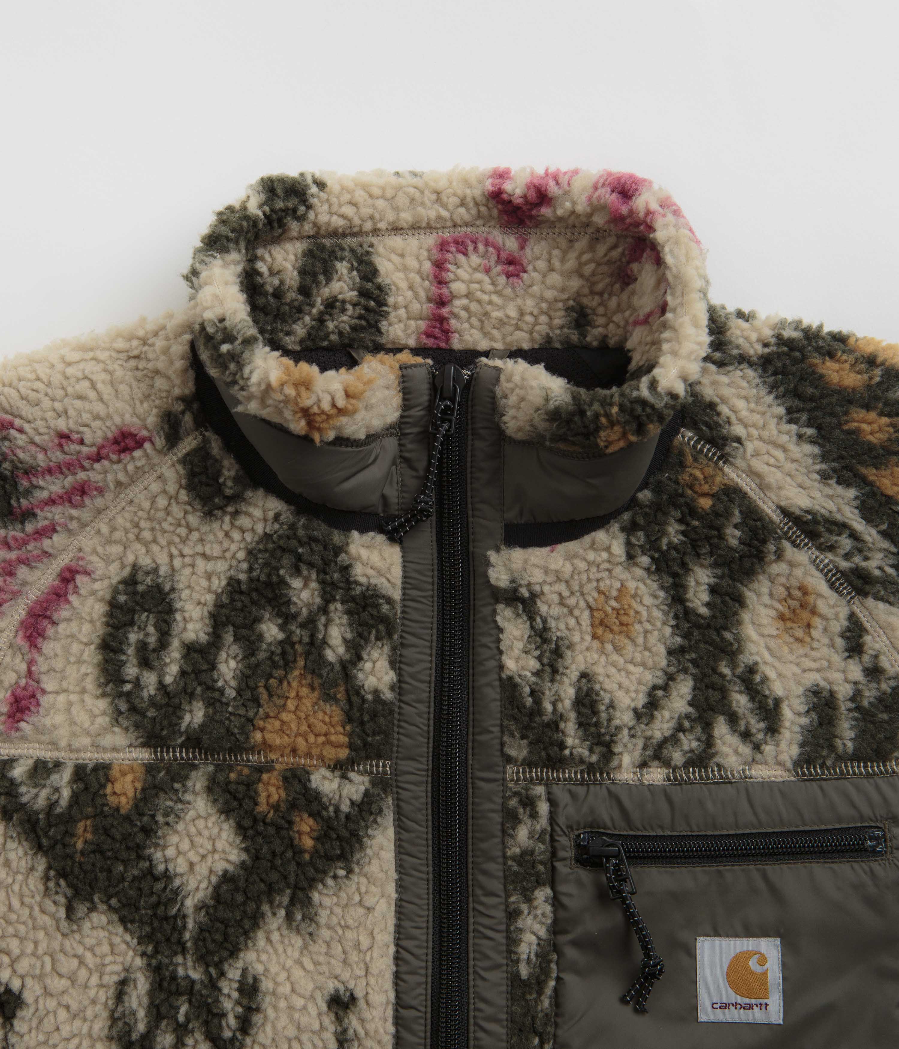 Carhartt Prentis Liner Jacket - Baru Jacquard / Wall / Cypress - Image 4