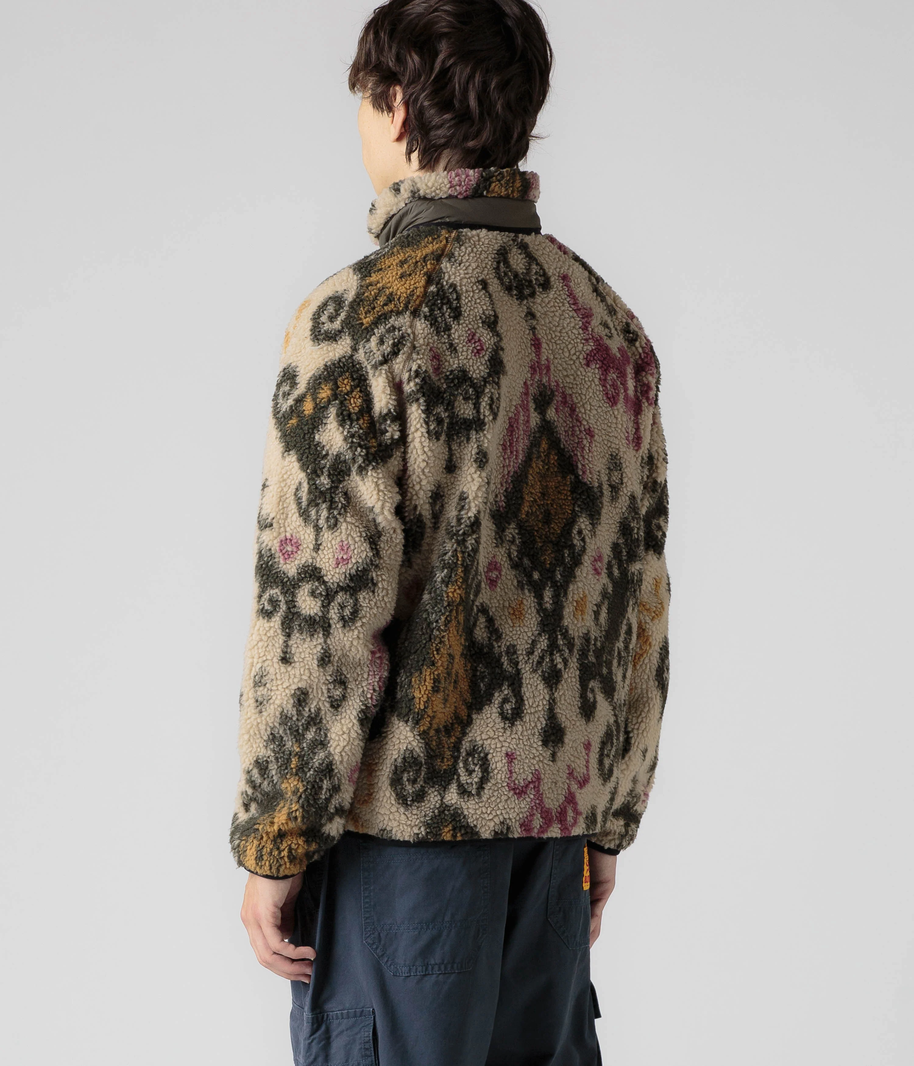 Carhartt Prentis Liner Jacket - Baru Jacquard / Wall / Cypress - Image 7