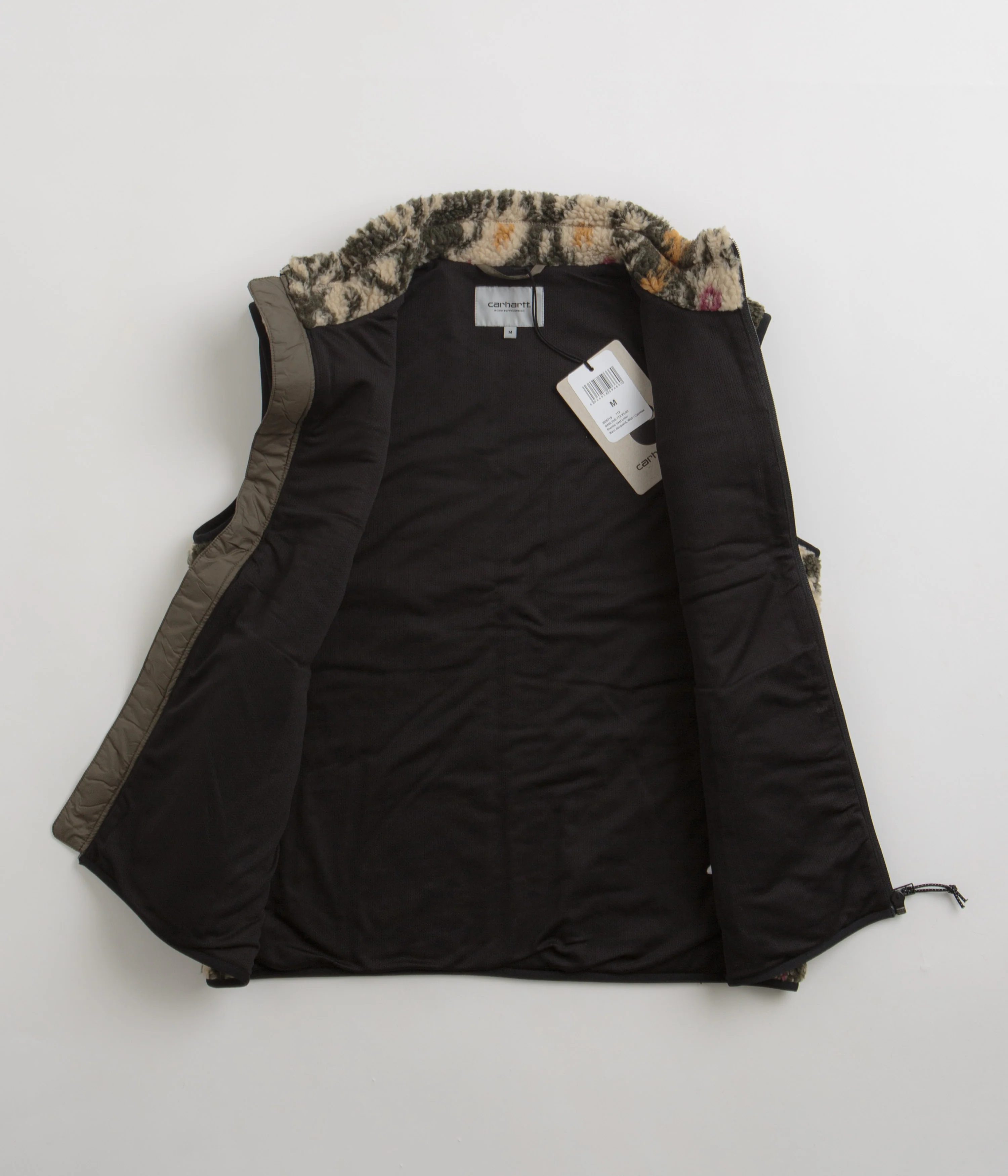 Carhartt Prentis Liner Vest - Baru Jacquard / Wall / Cypress - Image 3